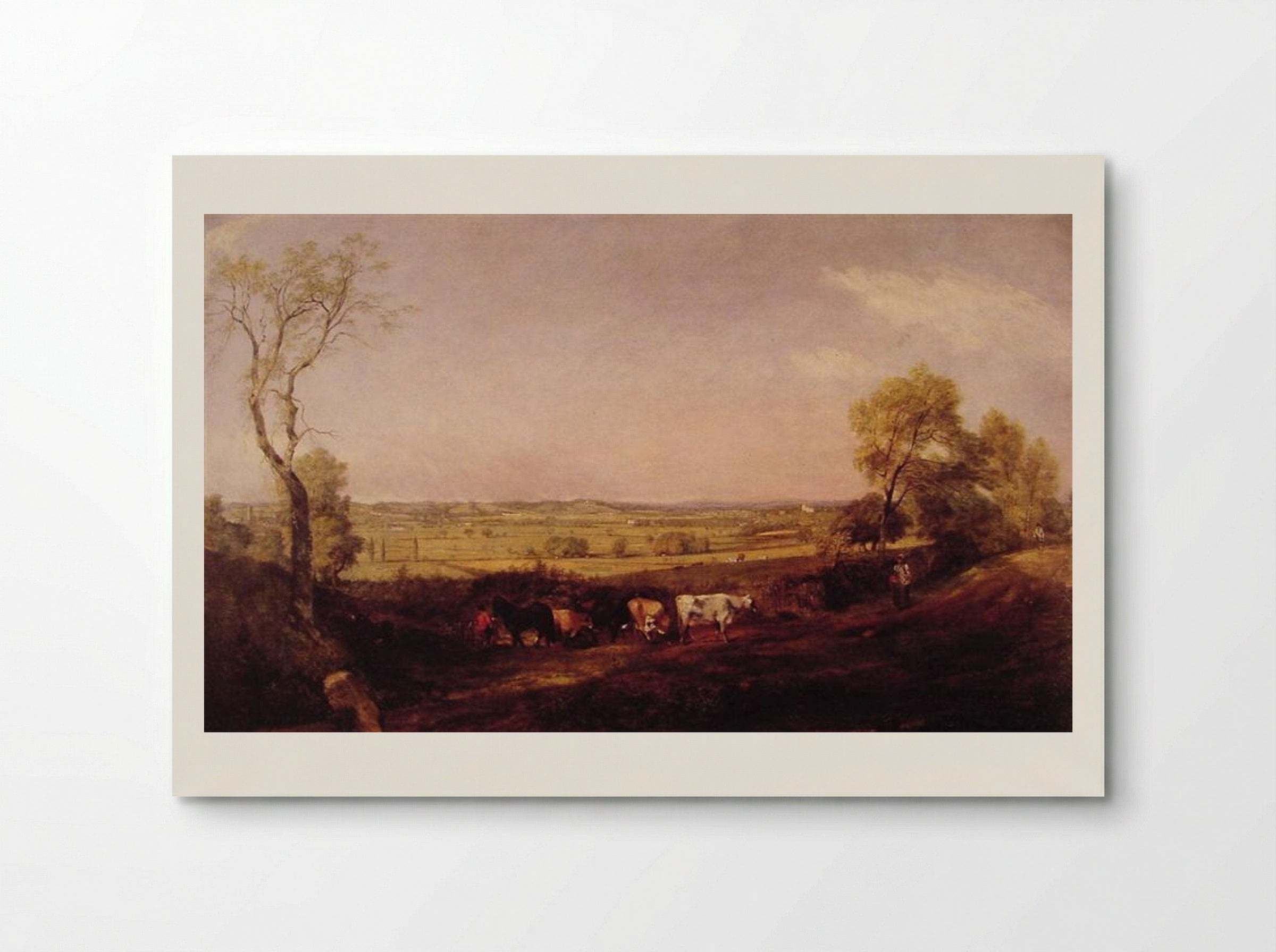 Dedham Vale: Morning - John Constable - Poster