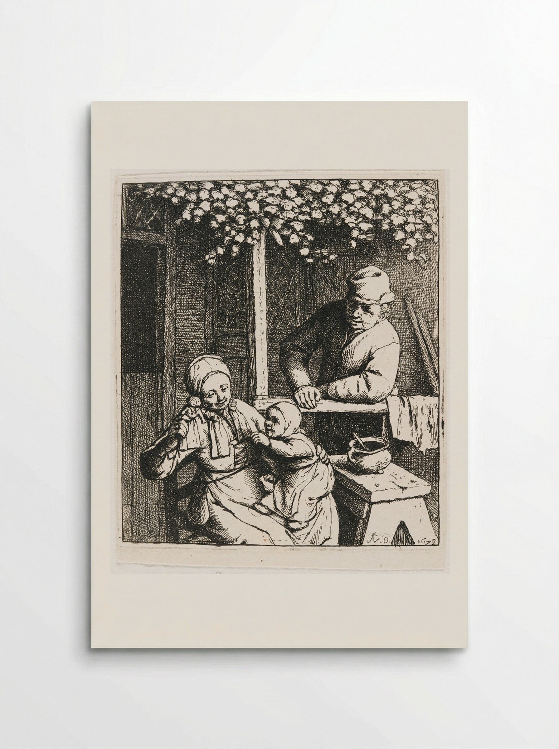 Demanding the Doll - Adriaen van Ostade - Poster