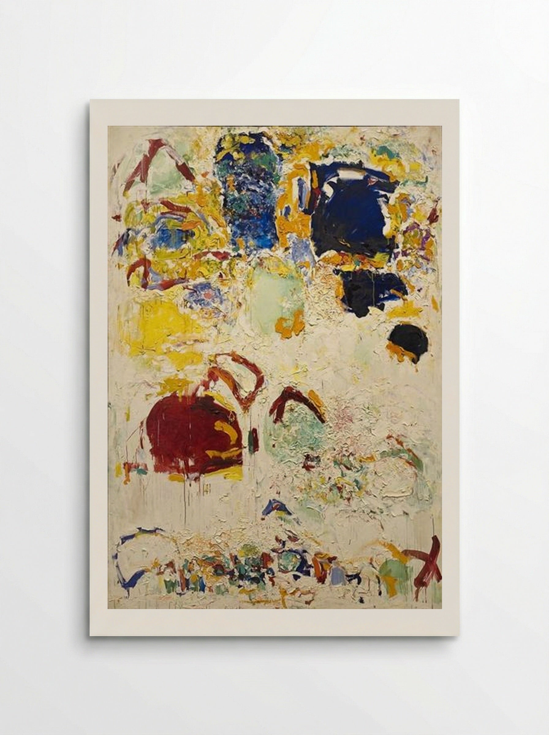 Diabolo (neige et fleurs) - Joan Mitchell - Poster