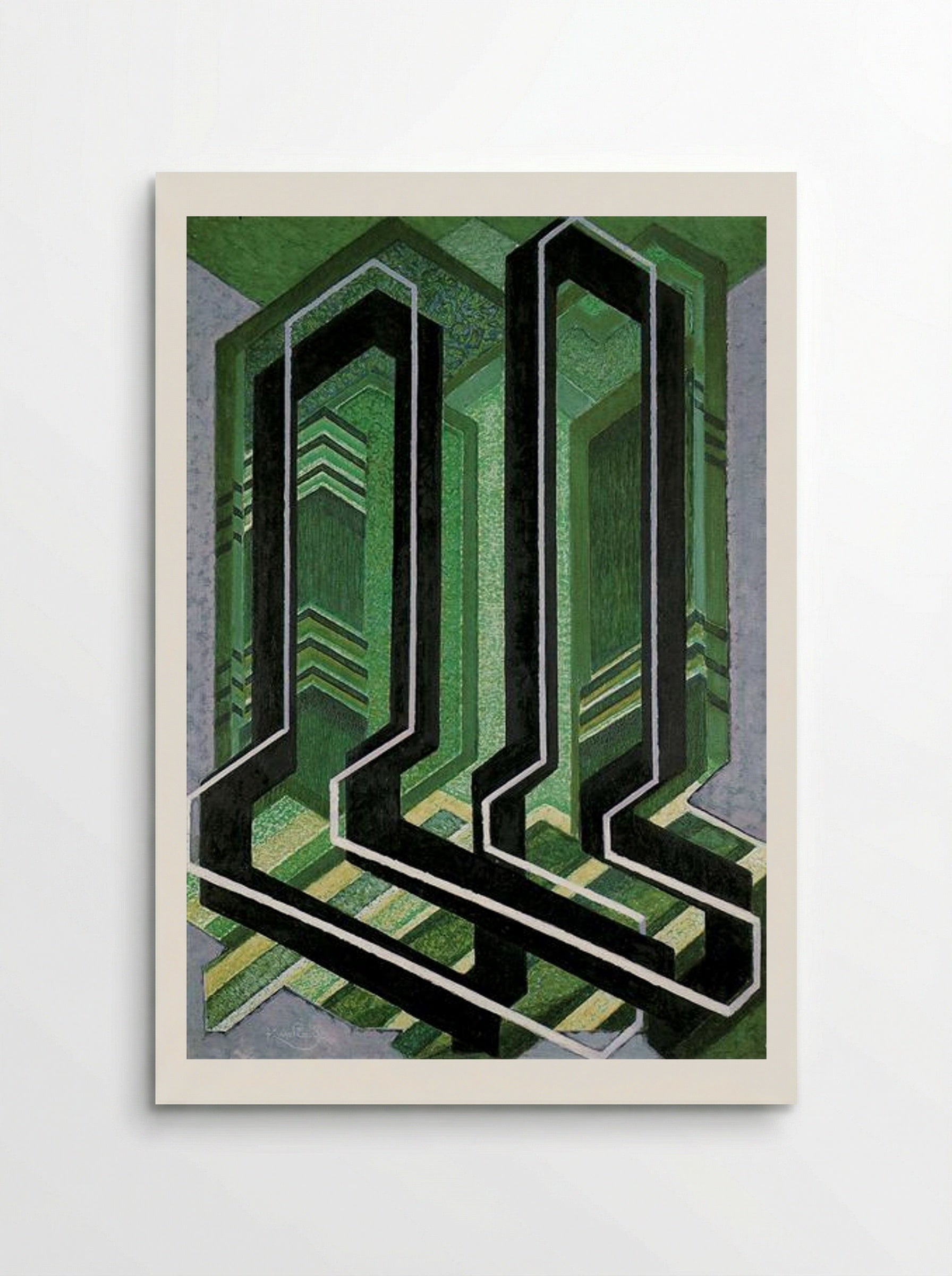 Diagonal Planes - František Kupka - Poster