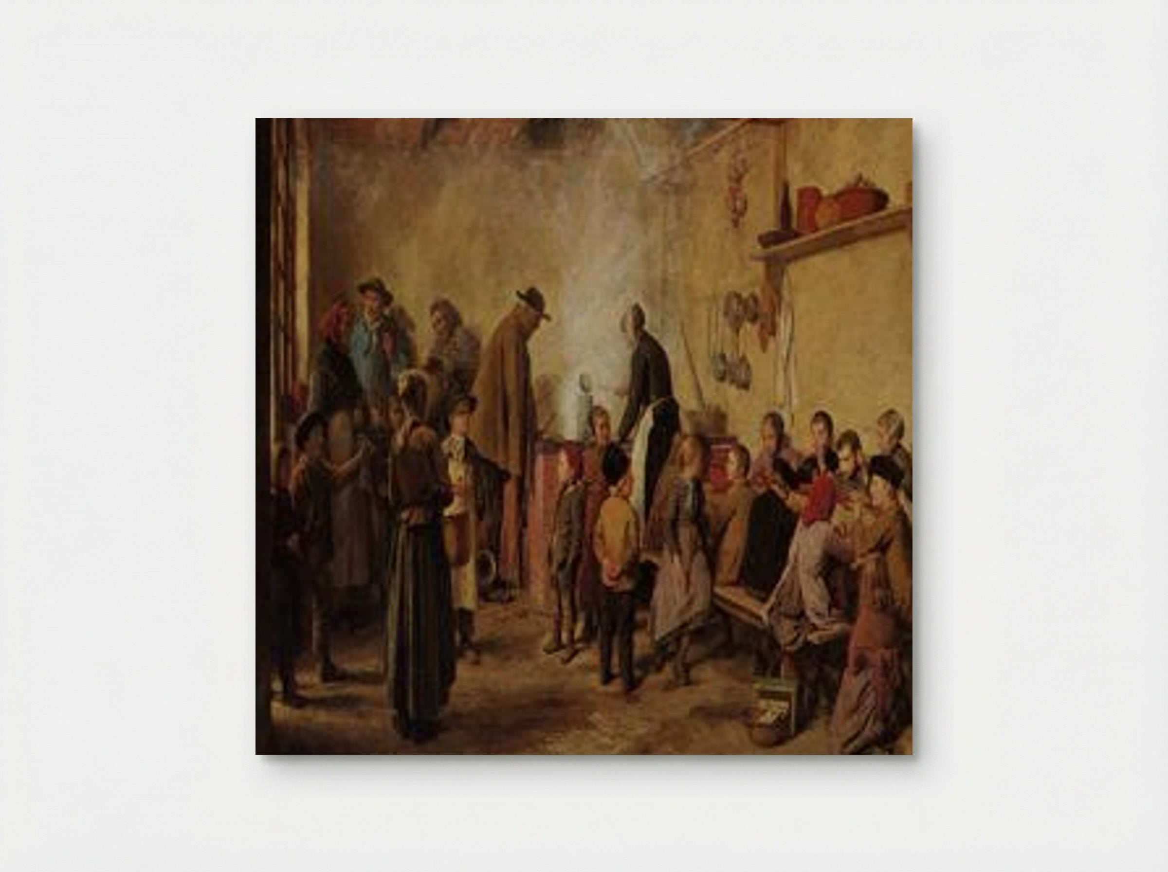 Die Armensuppe - Albert Anker - Poster