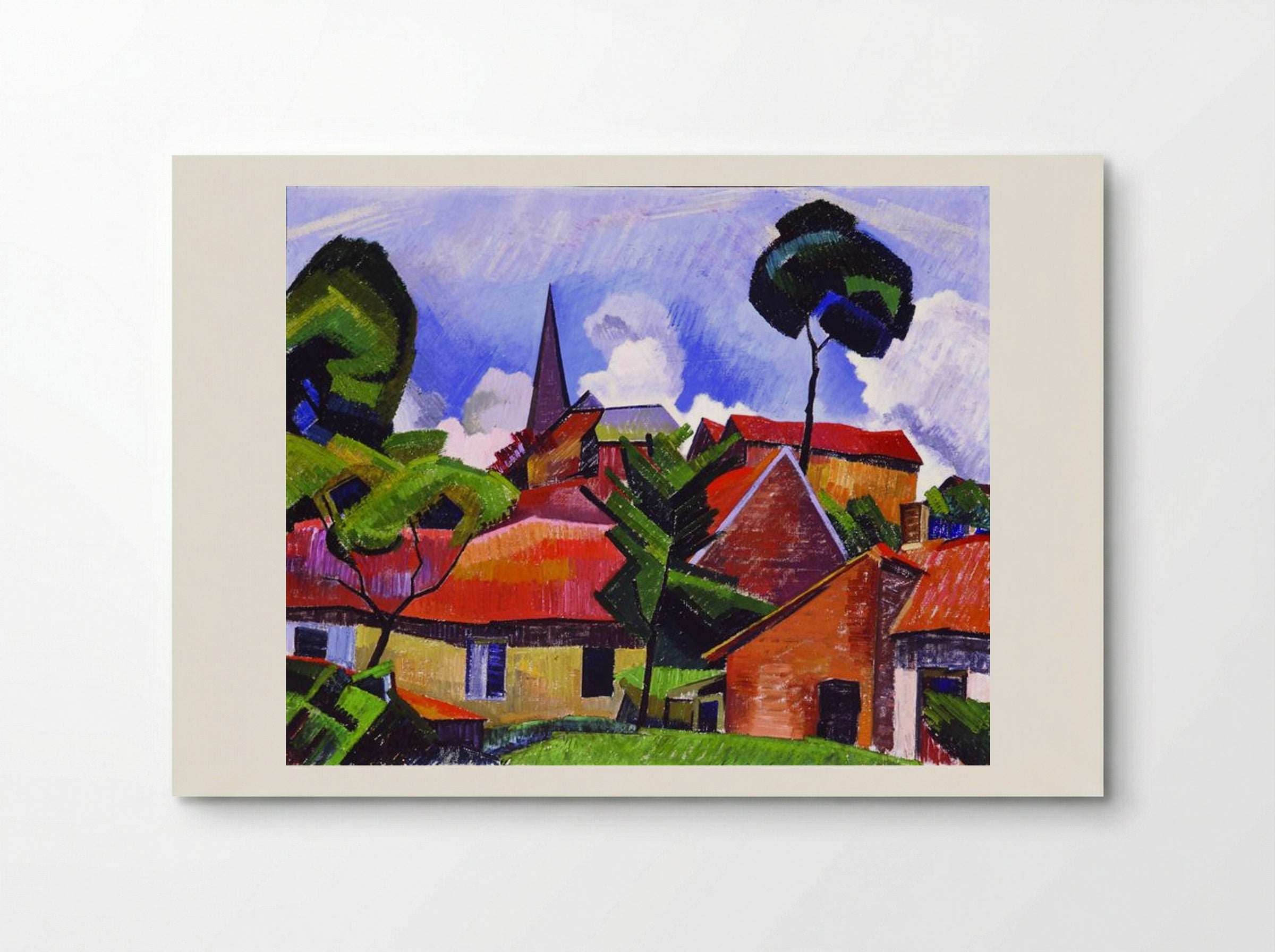 Dropsgezicht - Auguste Herbin - Poster