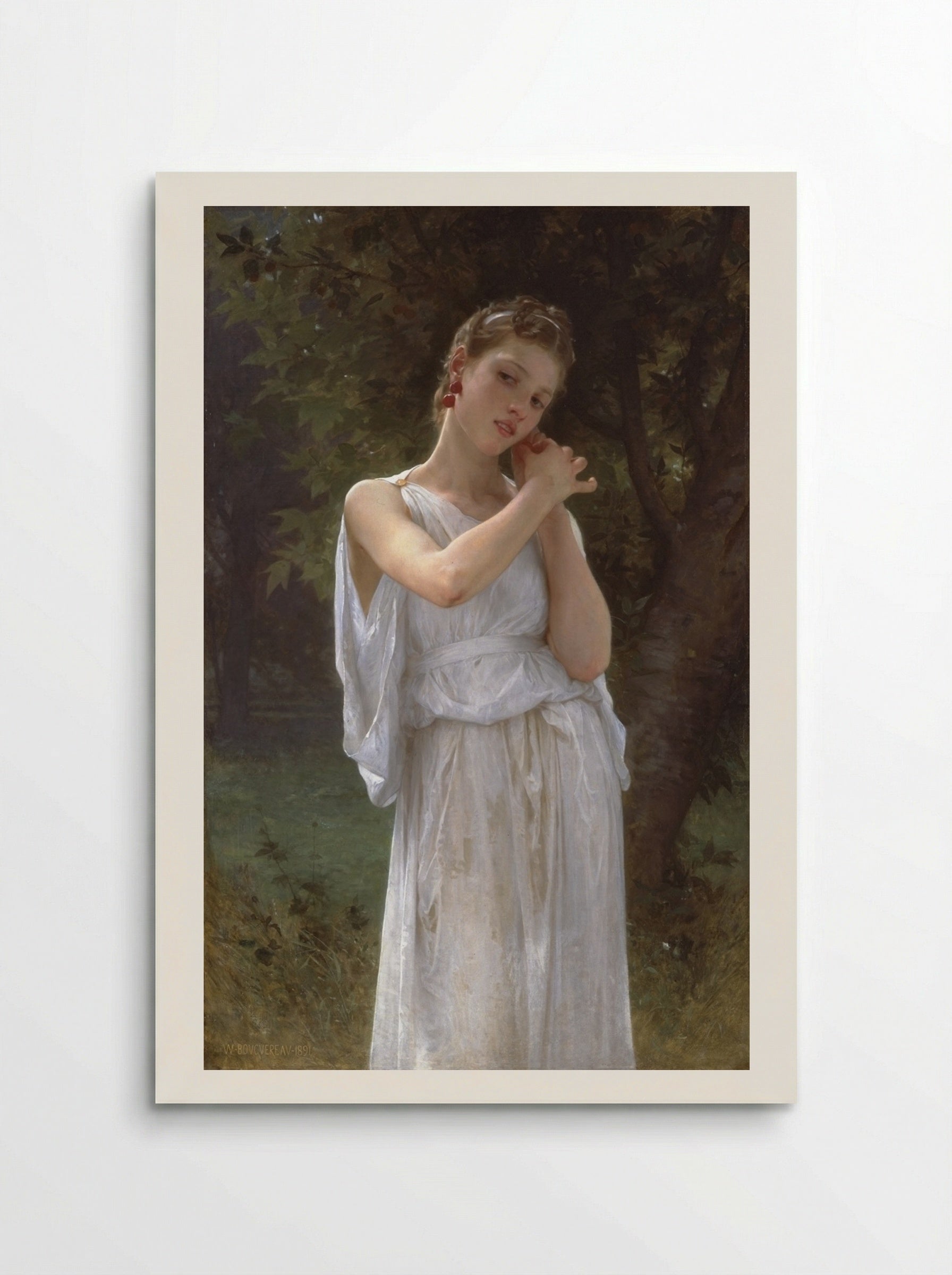 Earrings - William-Adolphe Bouguereau - Poster