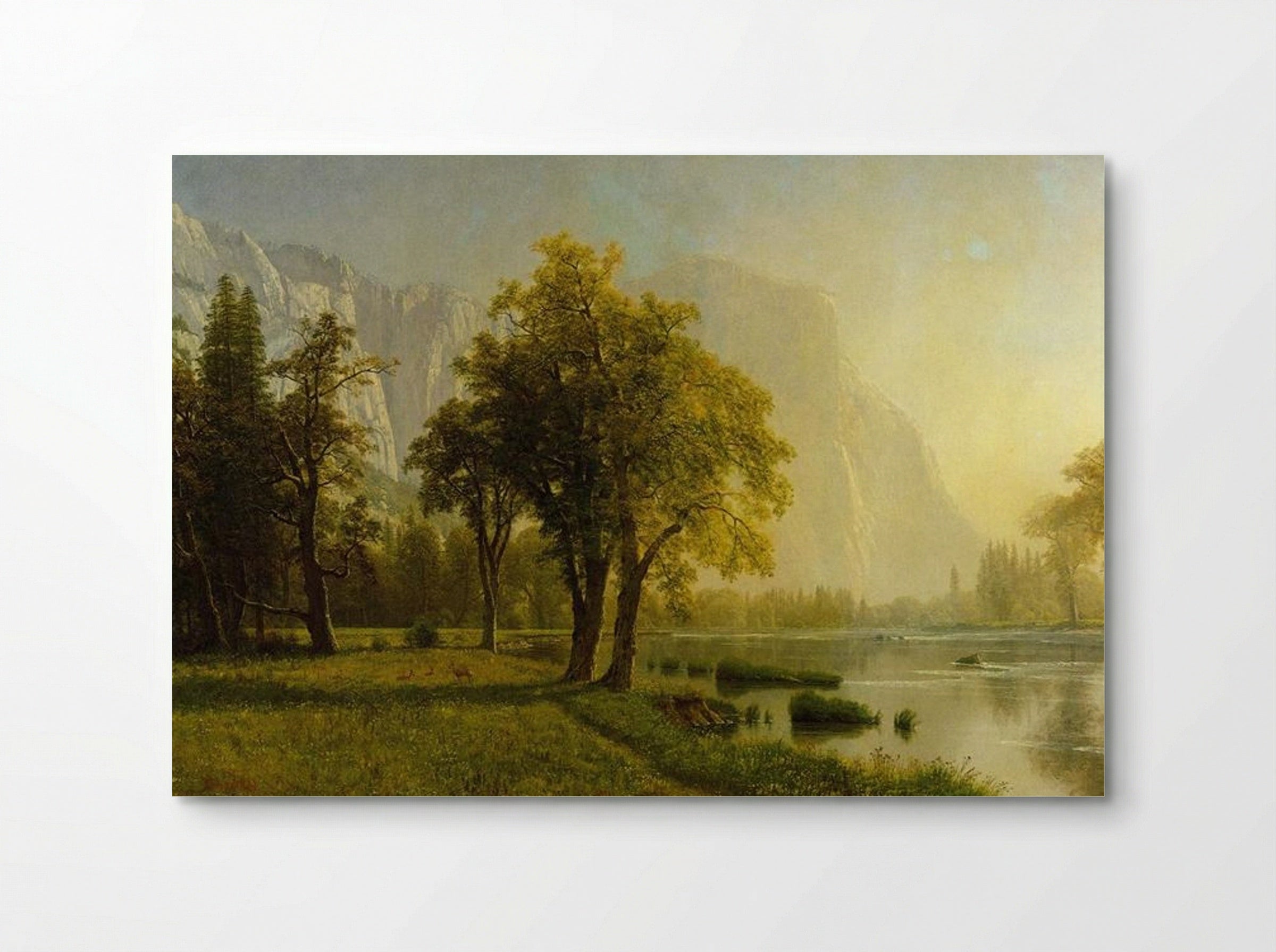 El Capitan, Yosemite Valley - Albert Bierstadt - Poster