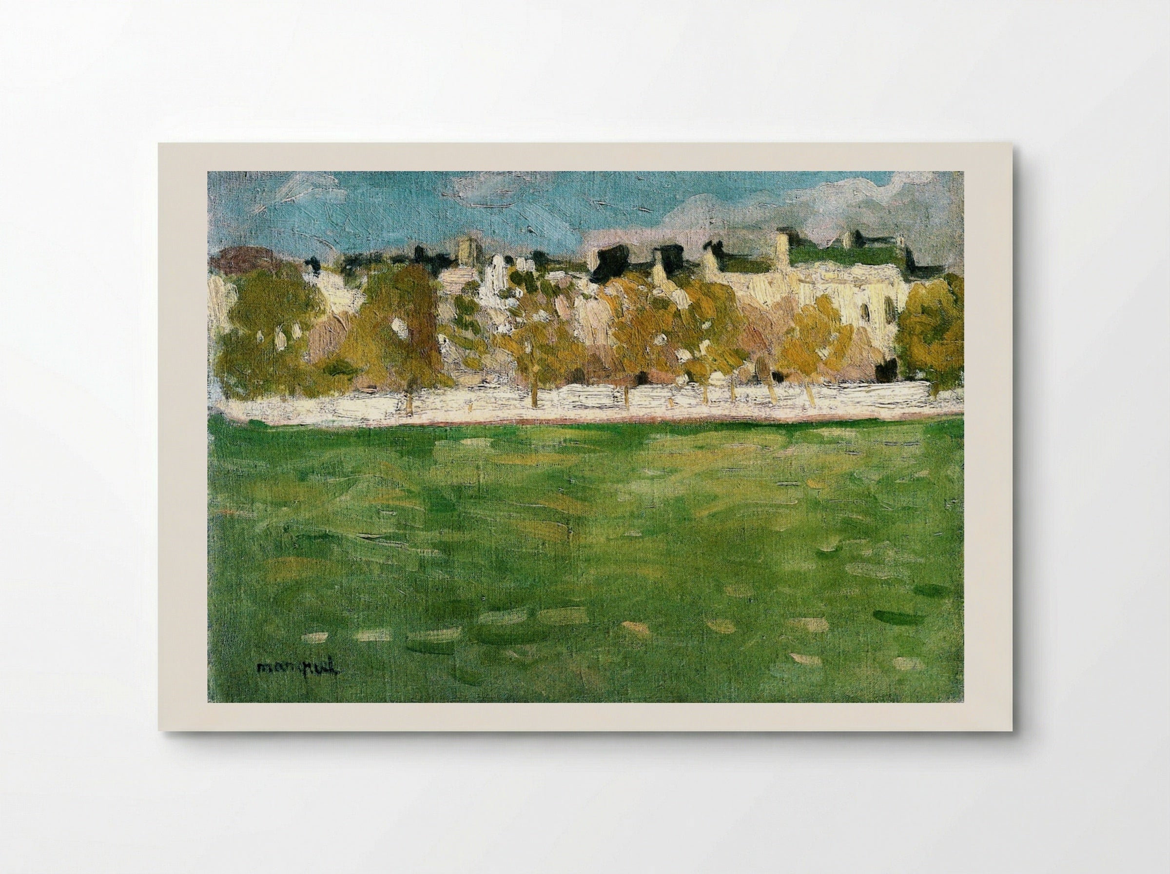 Embankments of the Seine in Paris - Albert Marquet - Poster