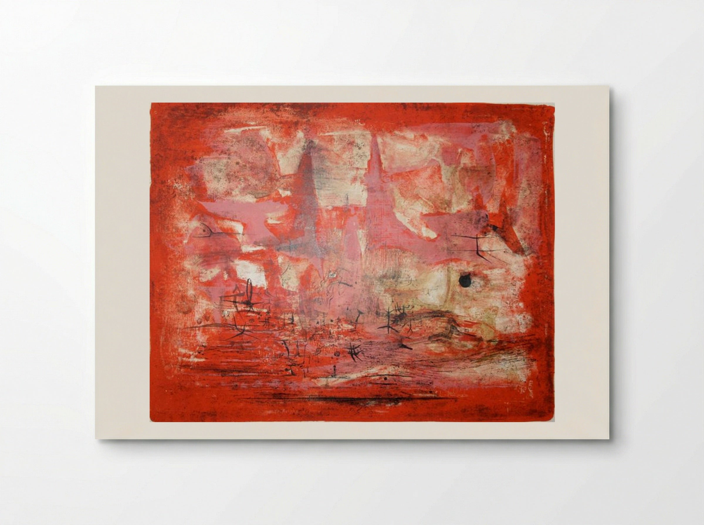 Embrasement - Zao Wou-Ki - Poster