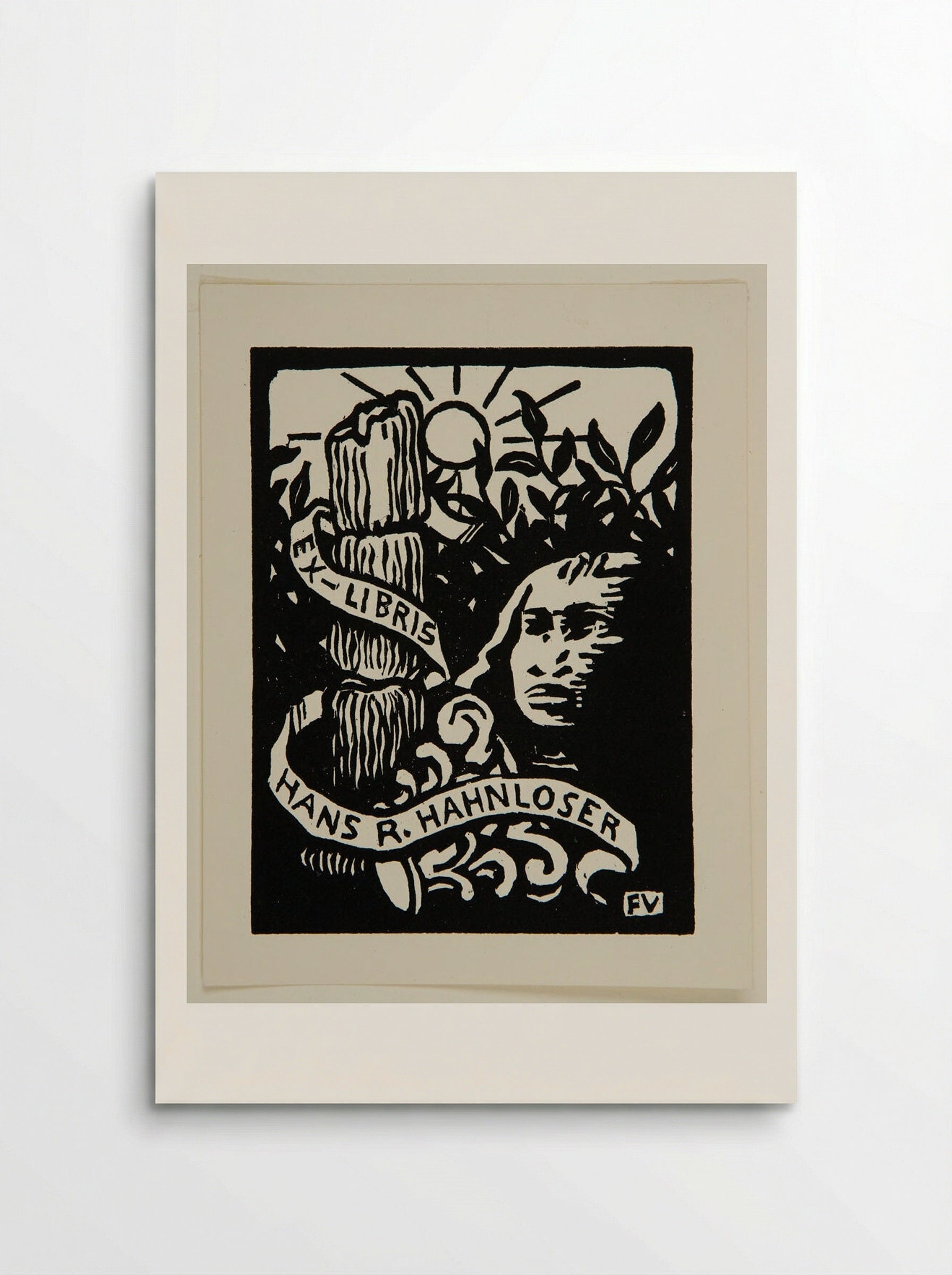 Ex-Libris A. Hahnloser - Félix Vallotton - Poster