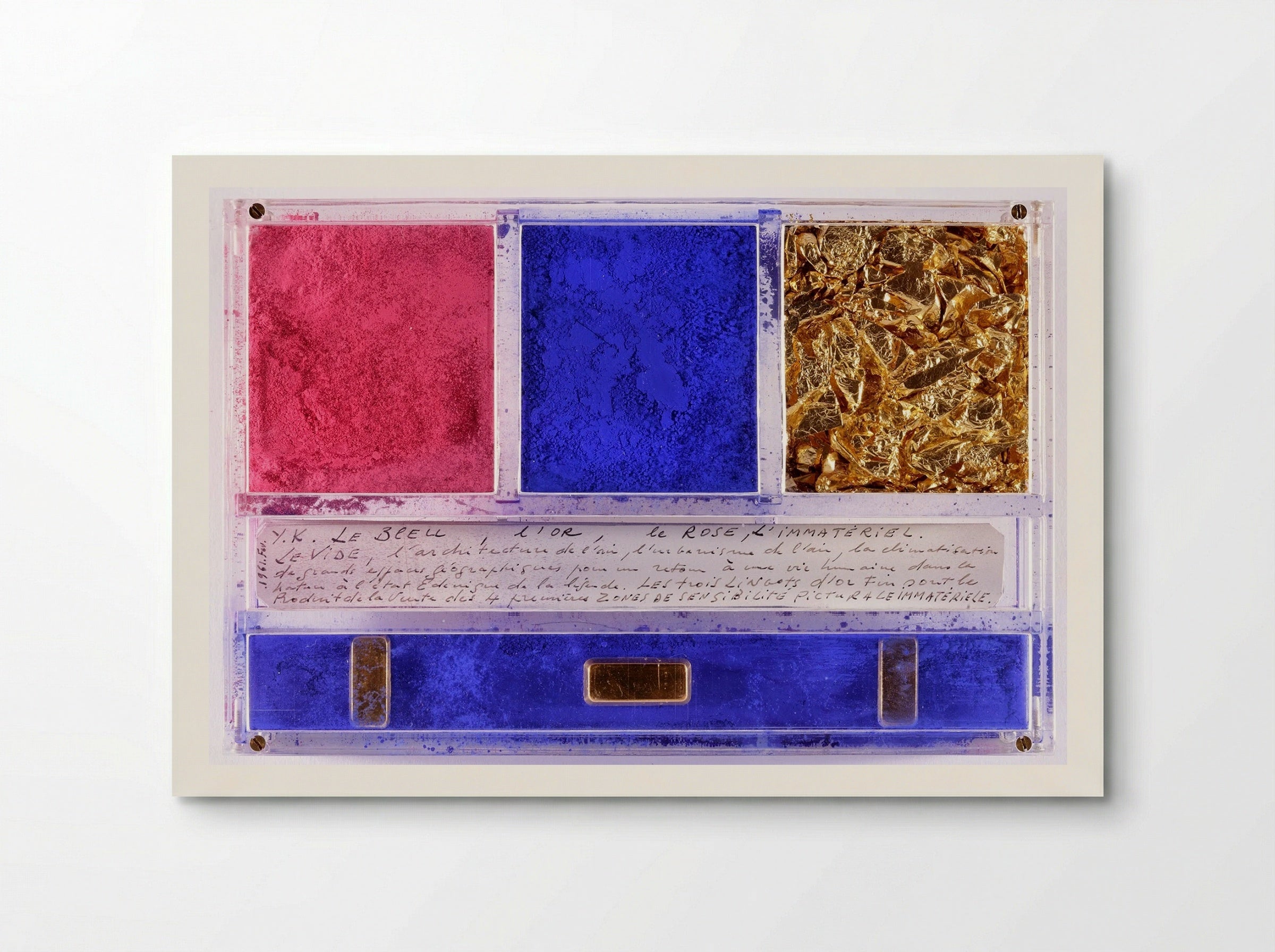 Ex-voto dedicated to Saint Rita of Cascia - Yves Klein - Poster