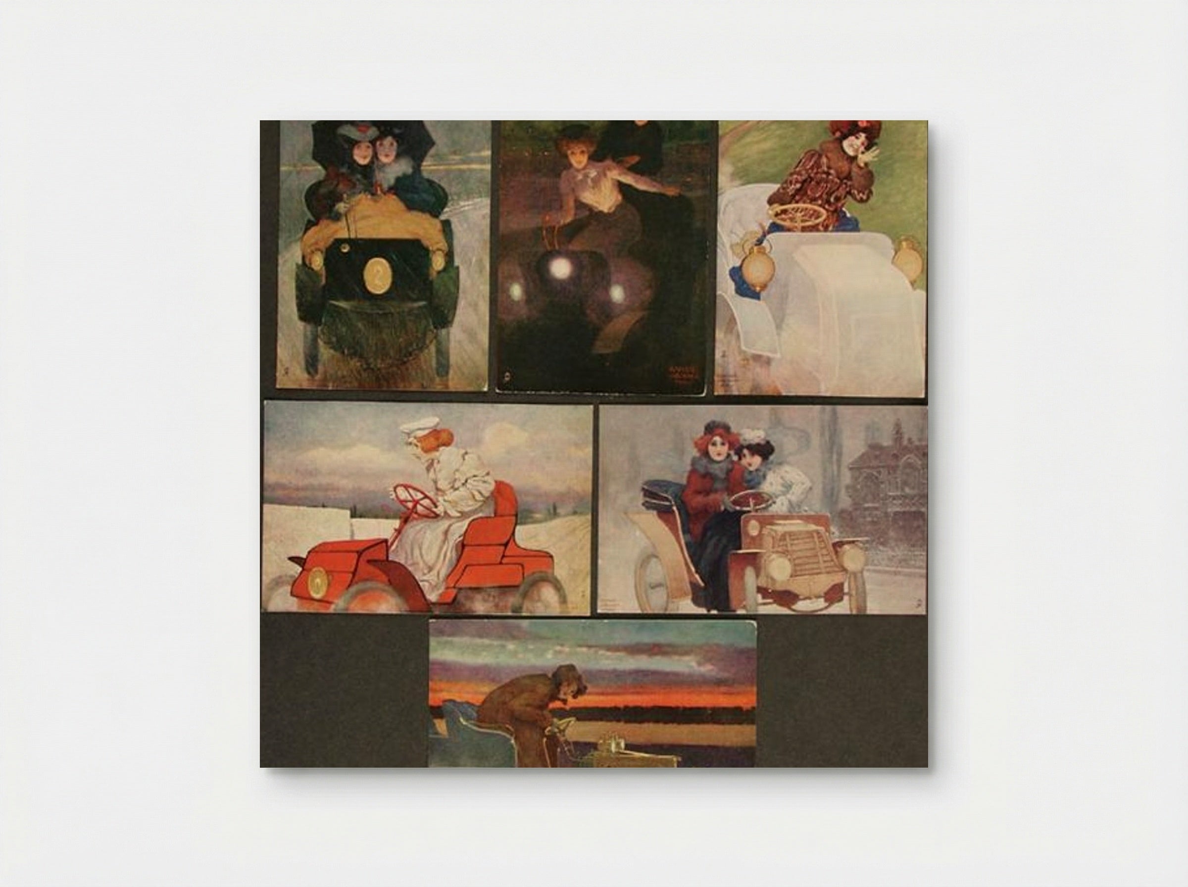 Flashing Motorists - Raphael Kirchner - Poster