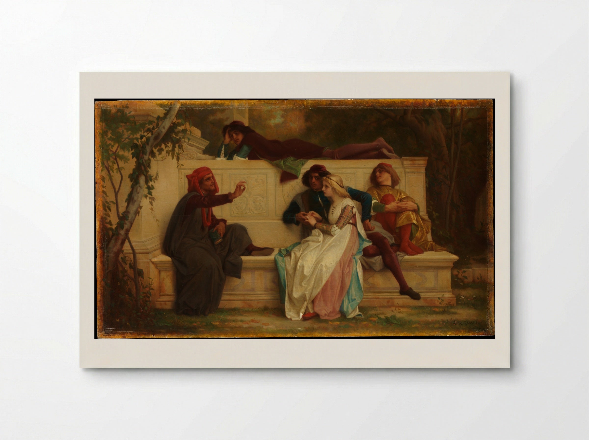 Florentine Poet - Alexandre Cabanel - Poster
