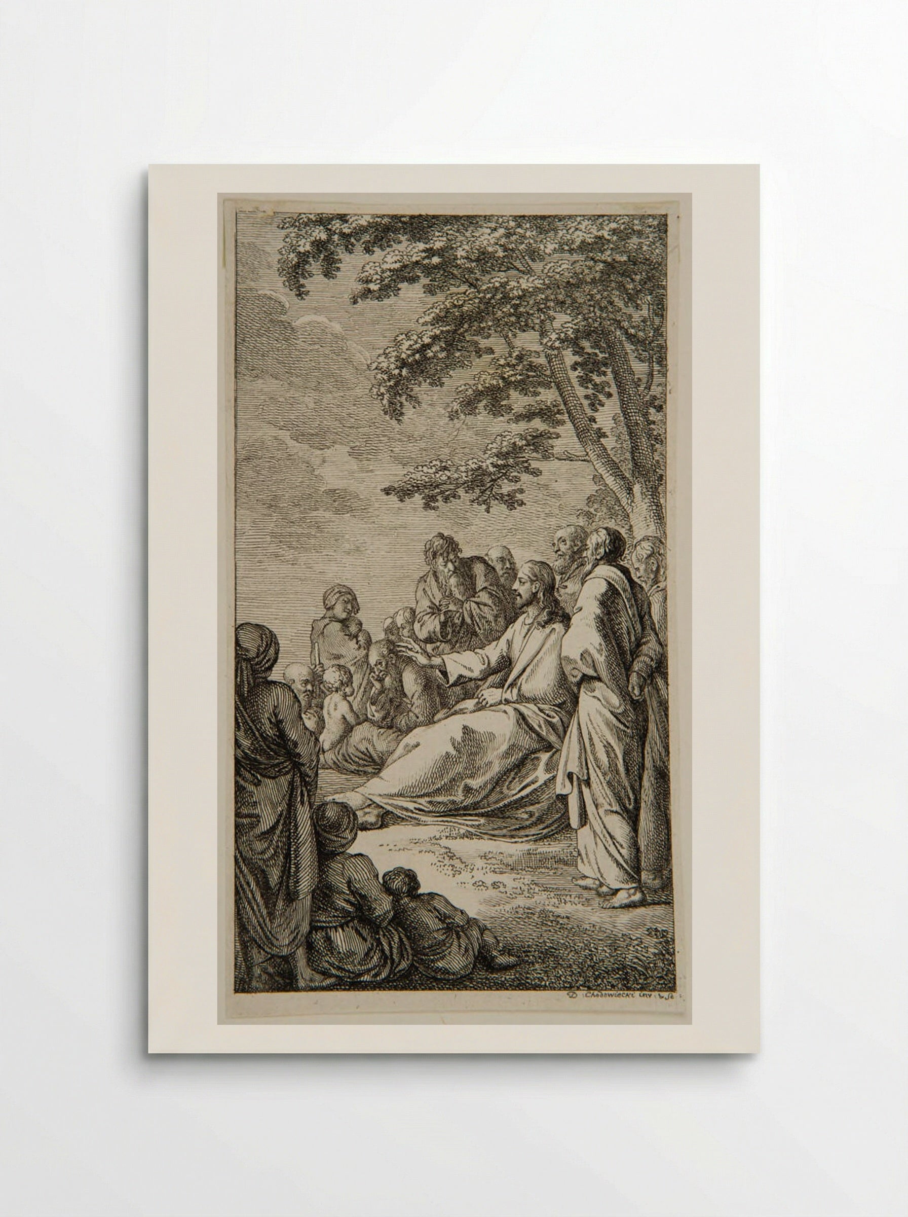 Frontispiece to Basedow's Gesangbuch - Daniel Nikolaus Chodowiecki - Poster
