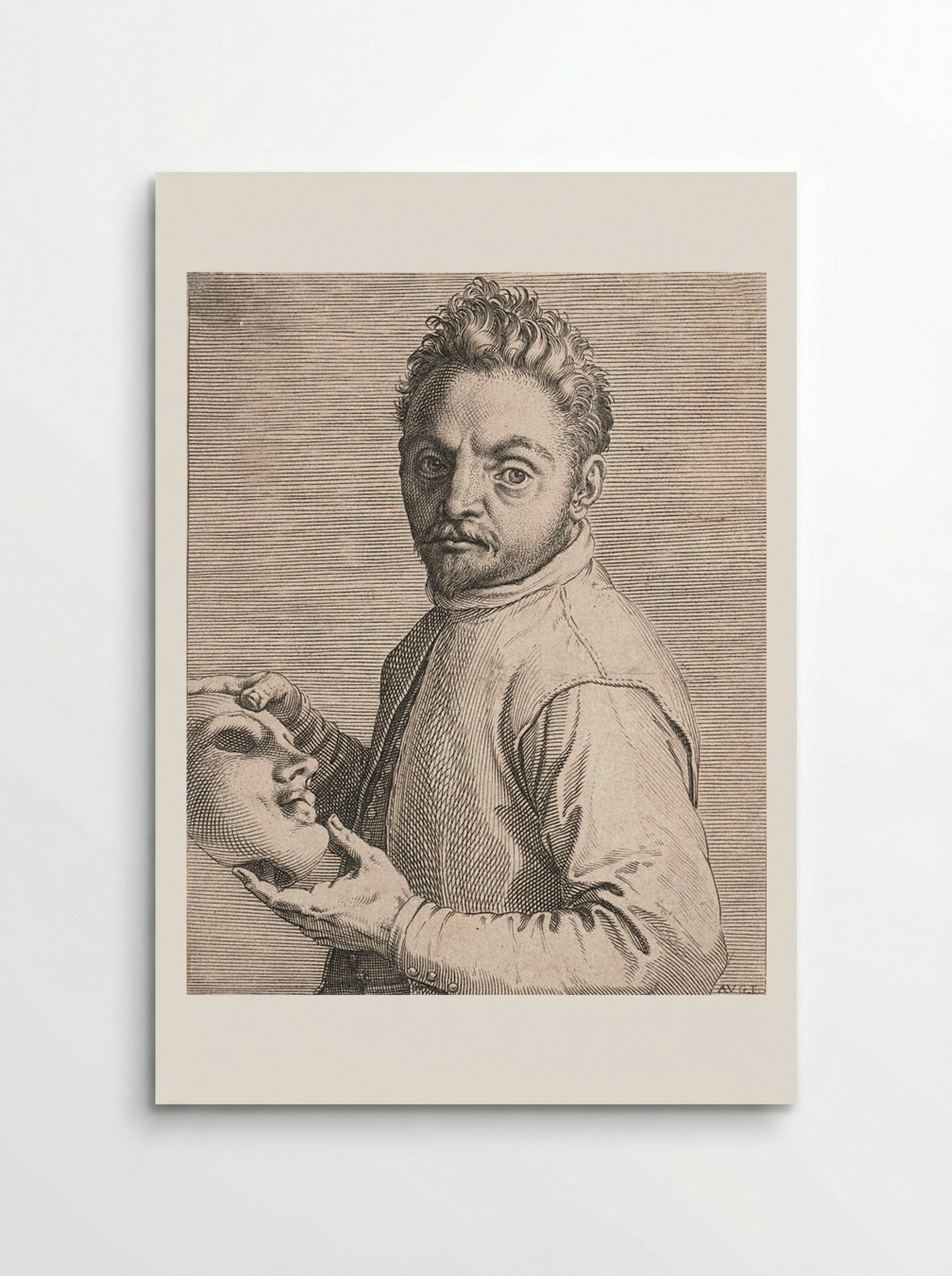 Giovanni Gabrielli, called il Sivello - Agostino Carracci - Poster