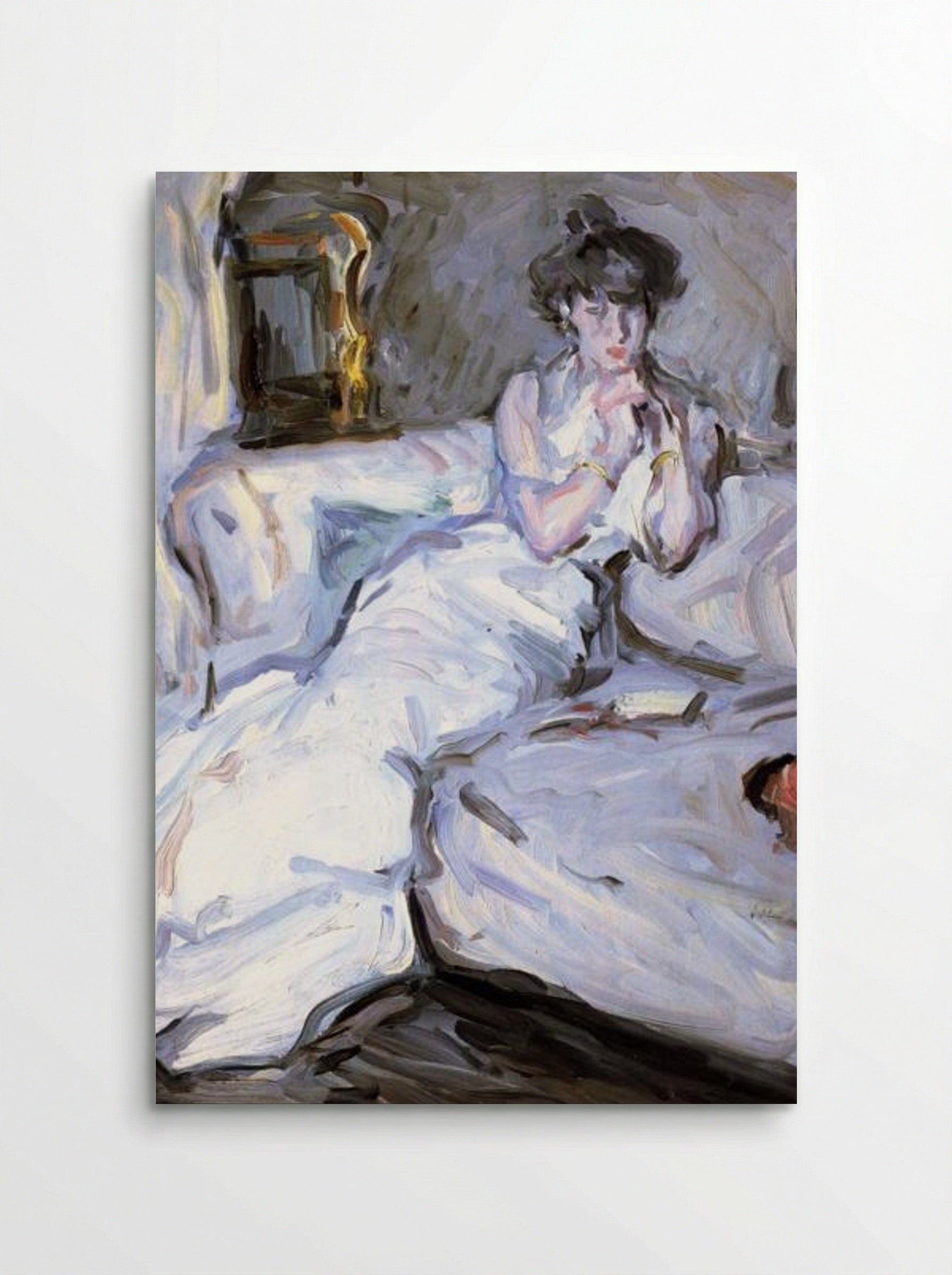 Girl in White - Samuel Peploe - Poster