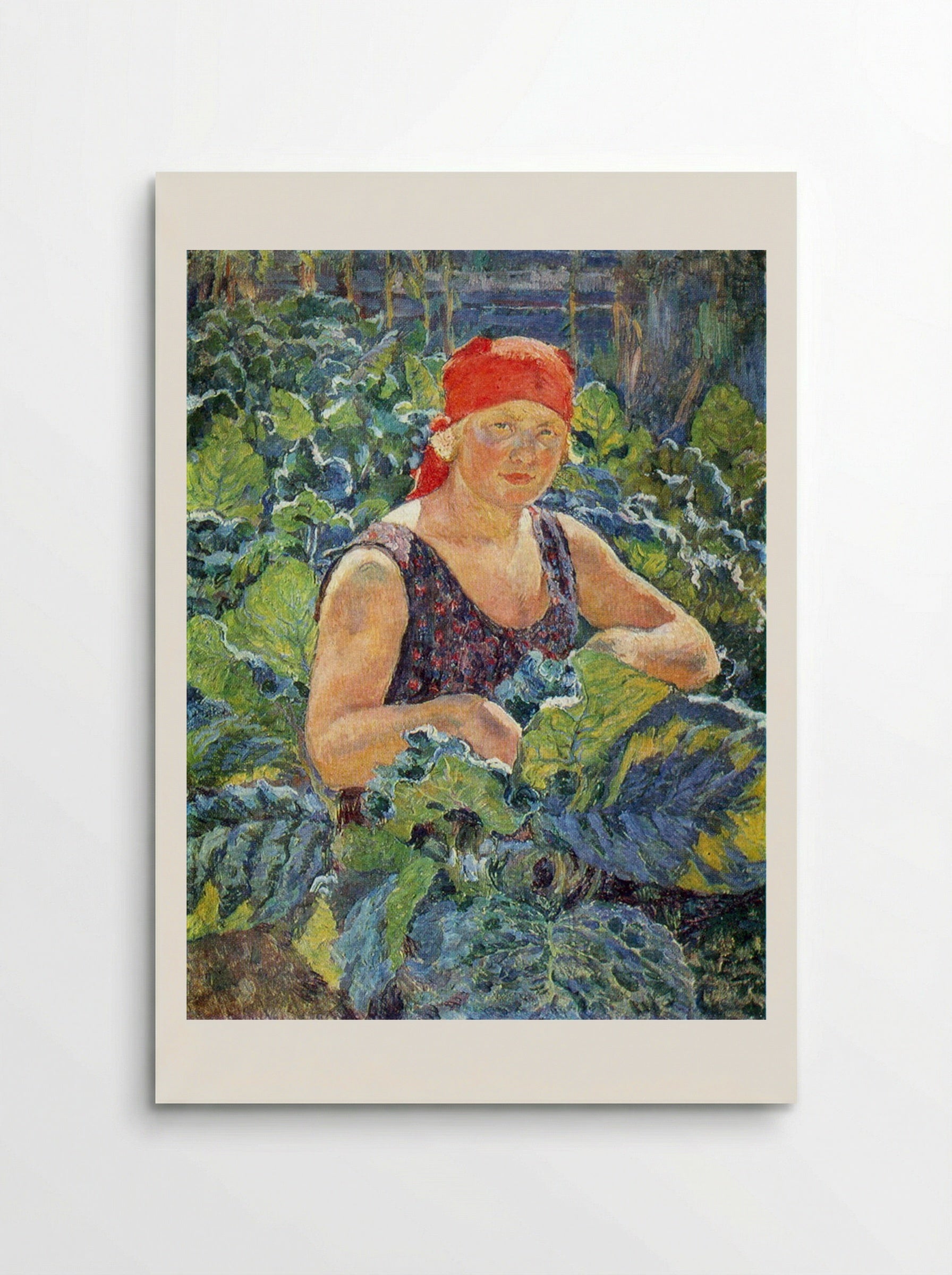 Girl on the Tobacco Plantations - Ilya Mashkov - Poster