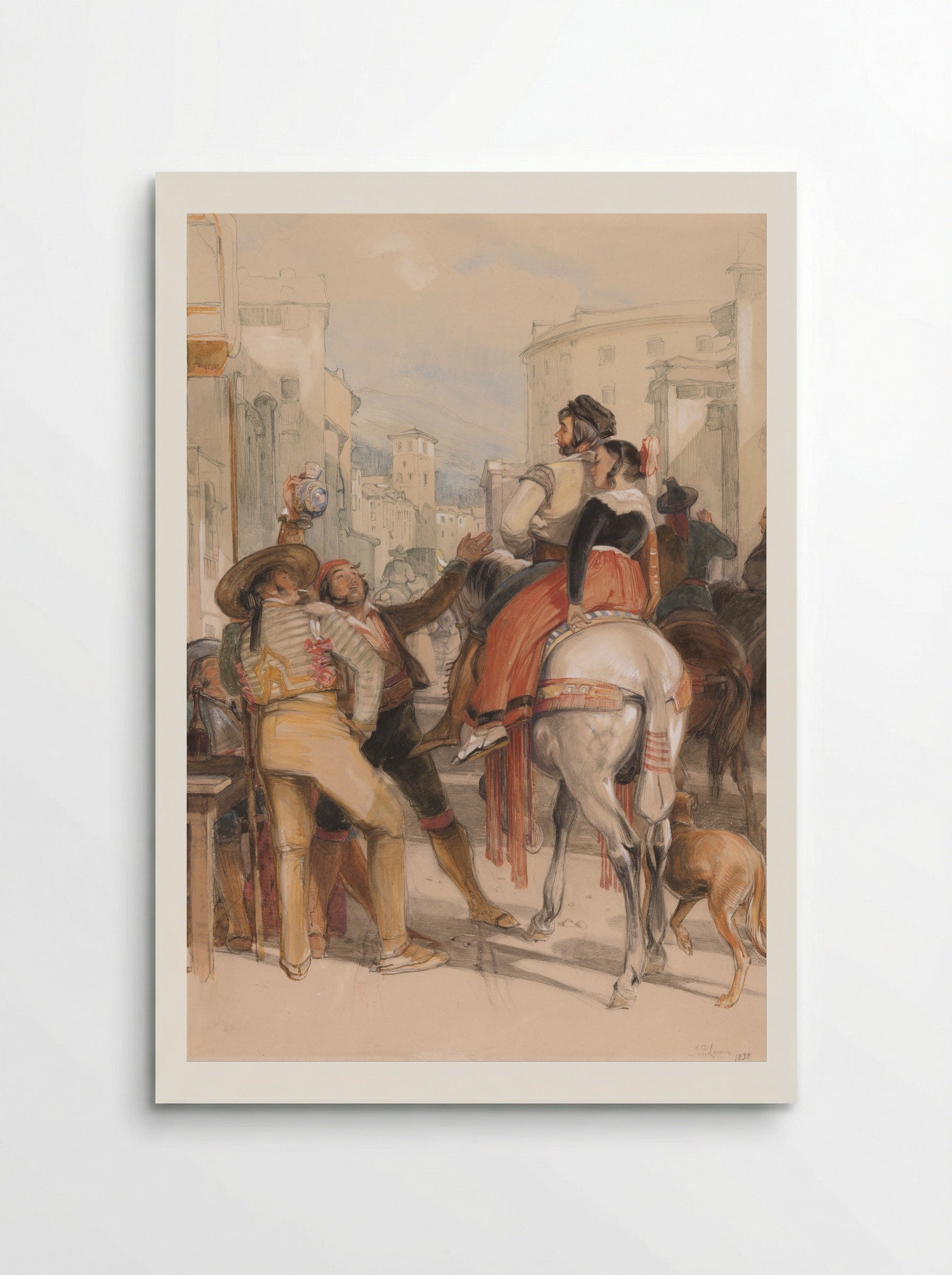 Granada - John Frederick Lewis - Poster