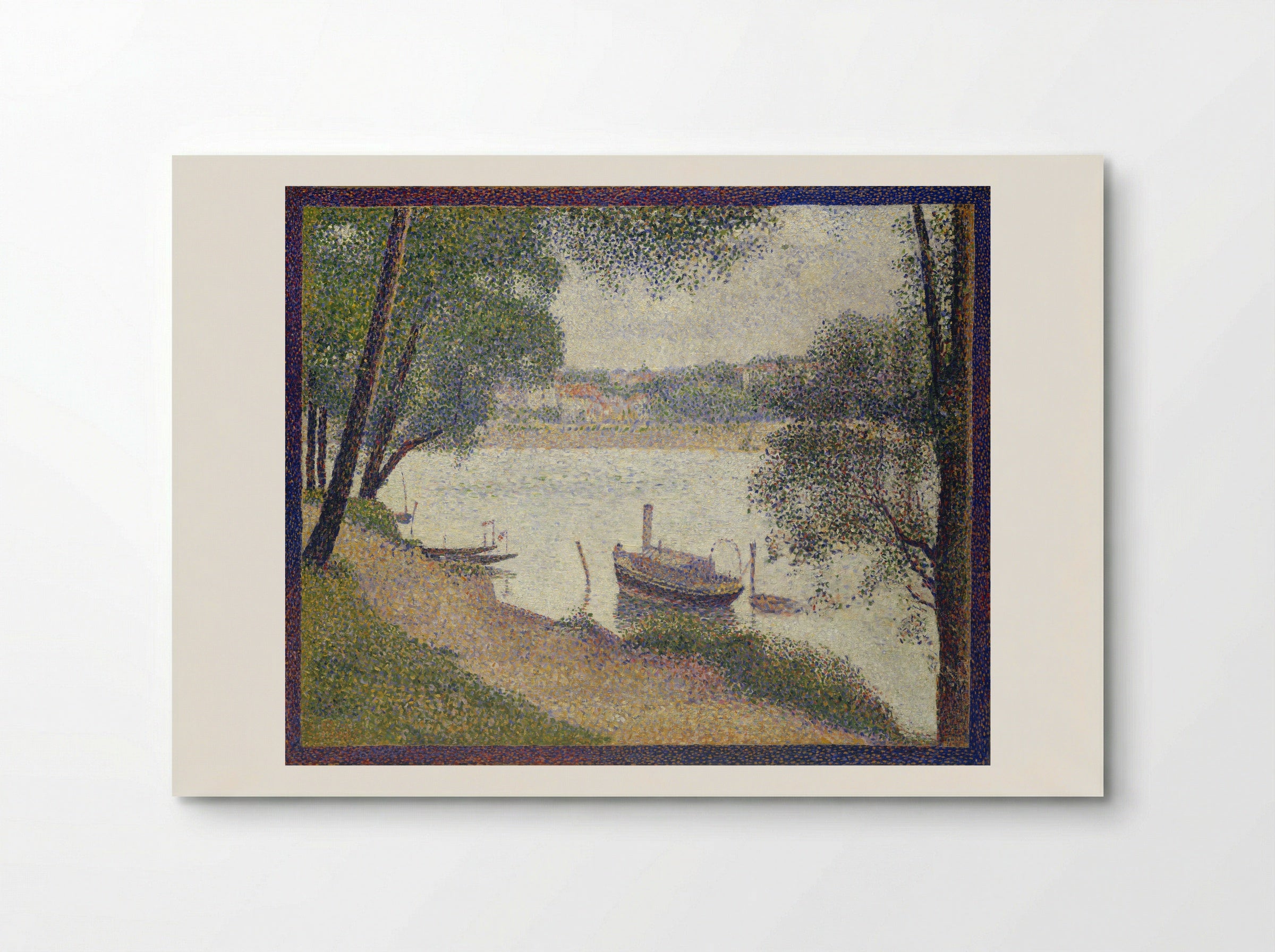 Gray Weather, Grande Jatte - Georges Seurat - Poster