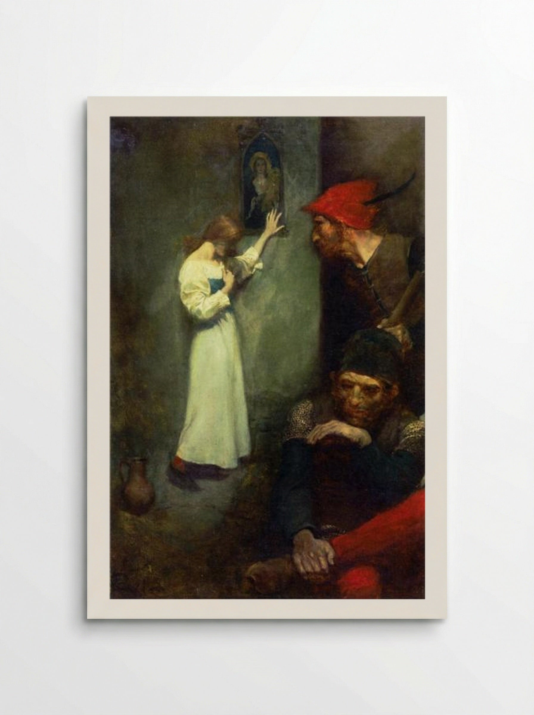 Guarded by Rough English Soldiers - Howard Pyle - Poster