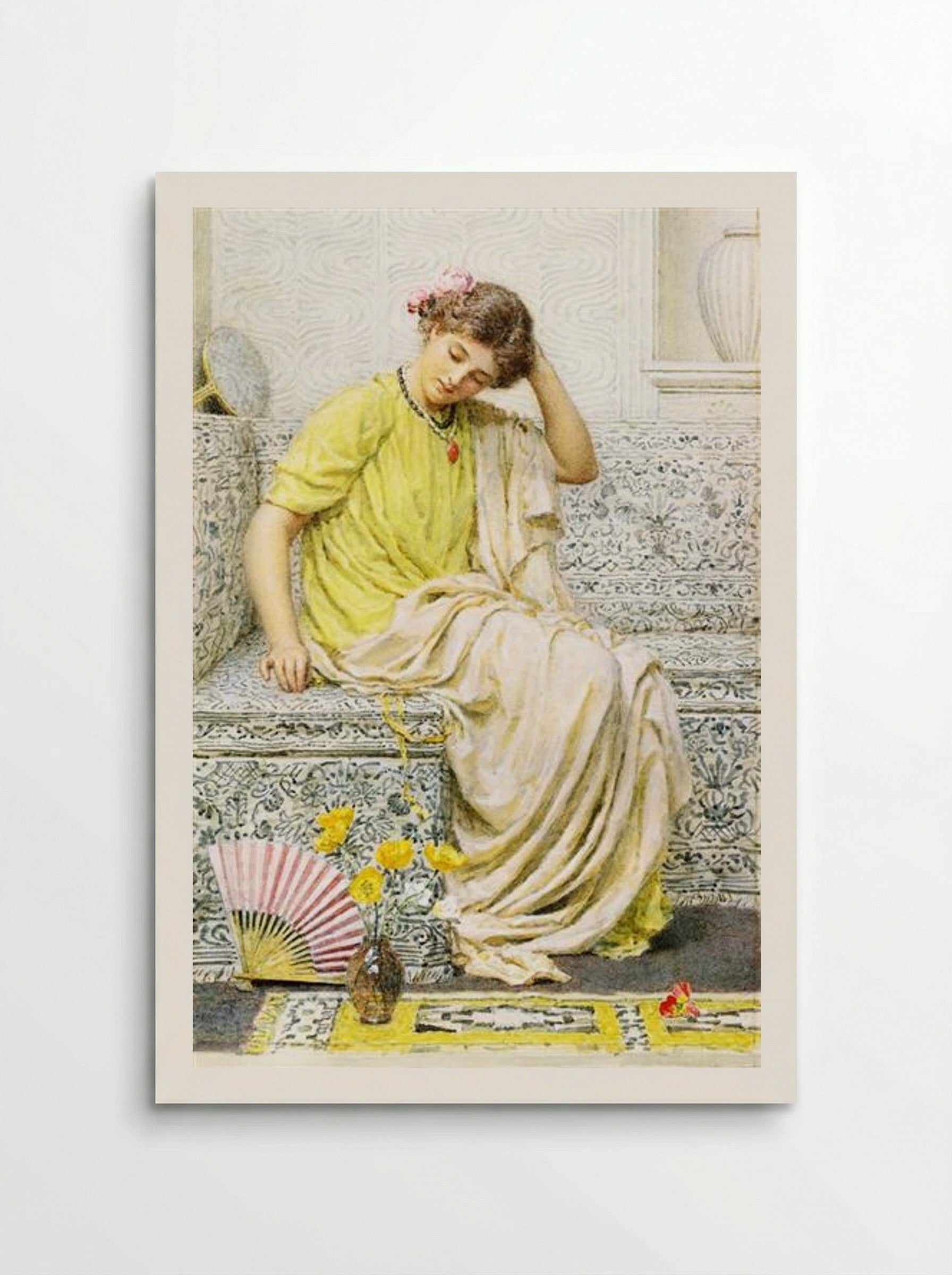 Hairpins - Albert Joseph Moore - Poster