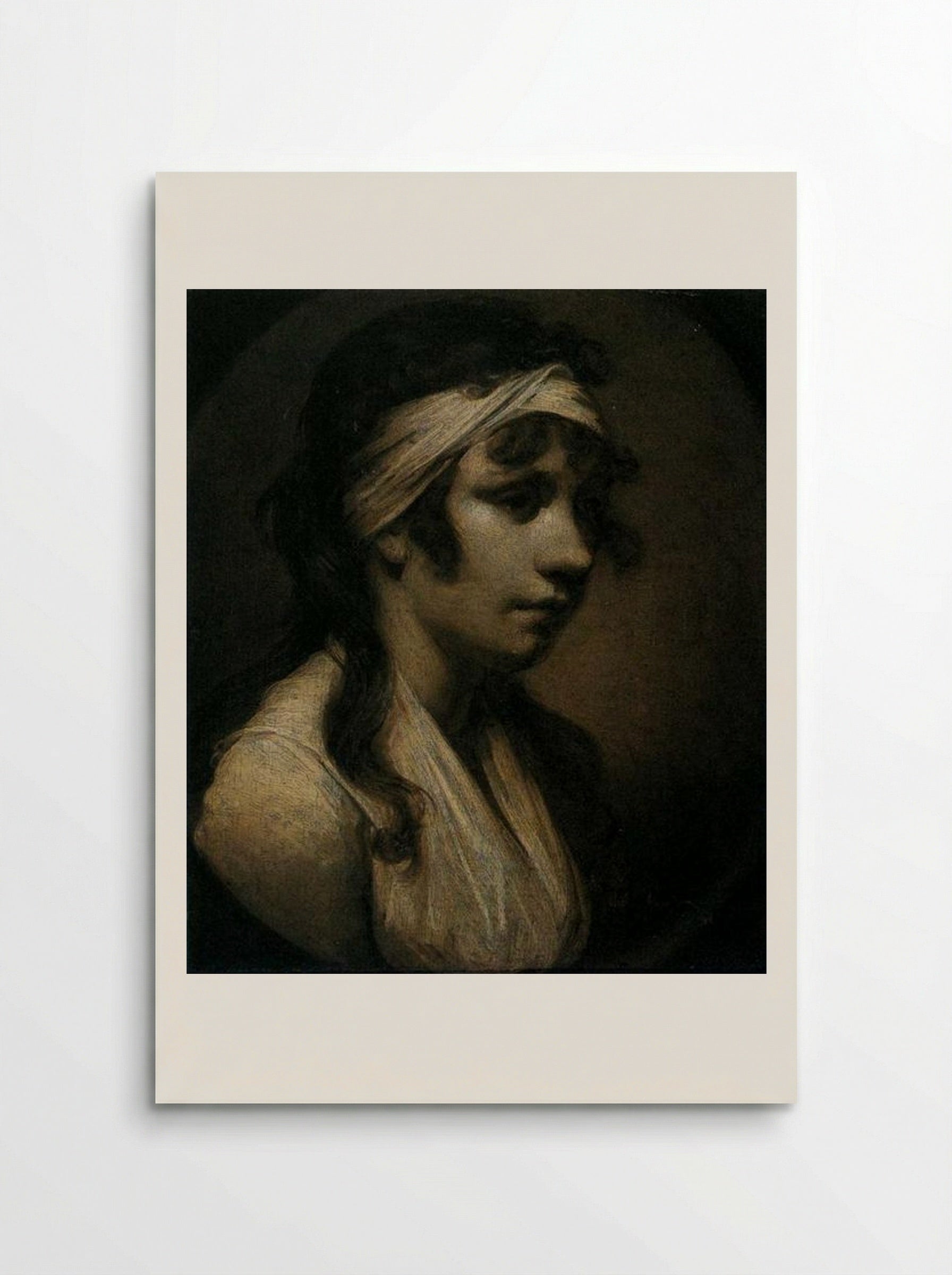 Harriet Wright, the Artist's Daughter - Joseph Wright of Derby - Poster