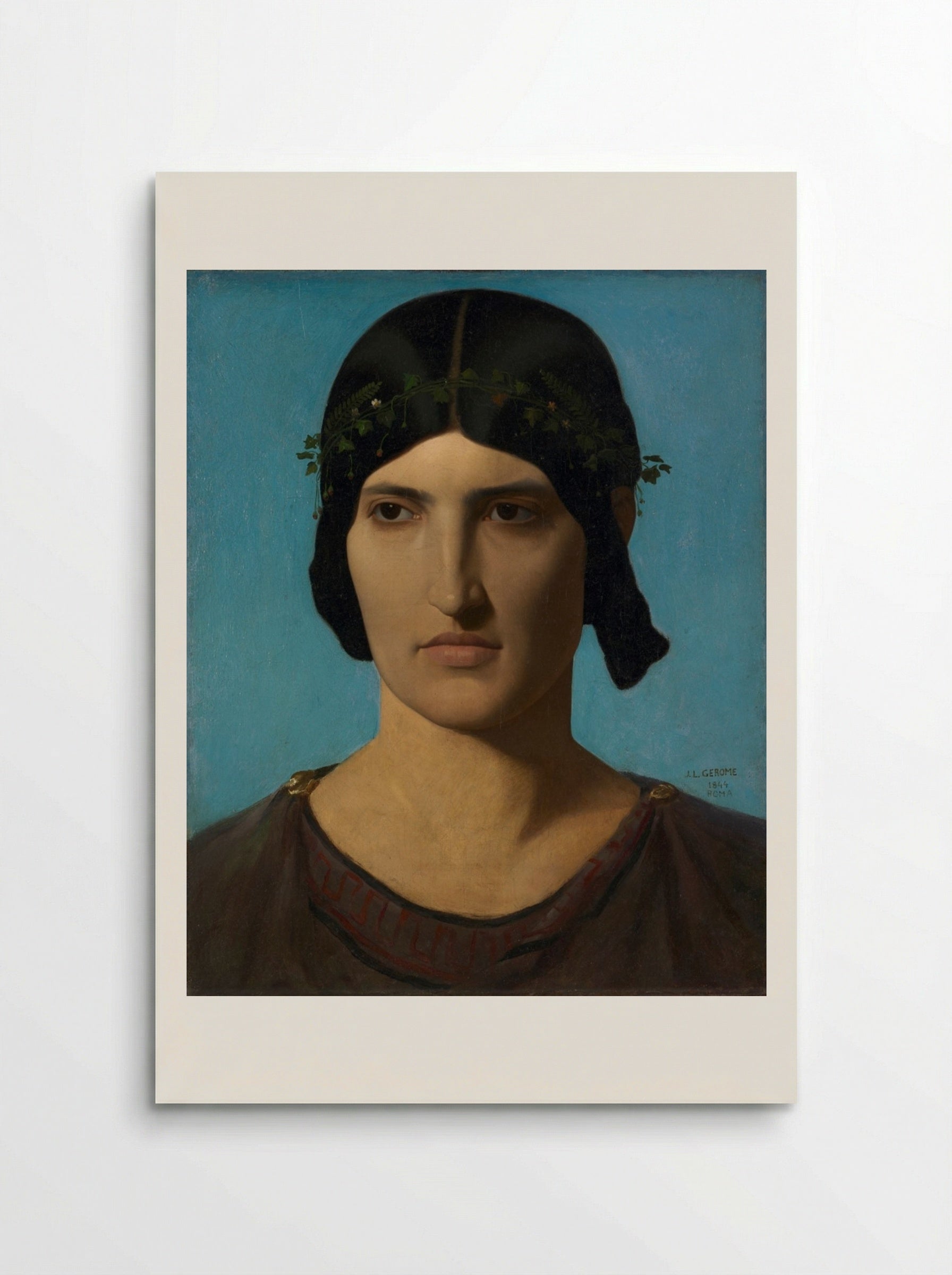 Head of an Italian Woman - Jean-Léon Gérôme - Poster