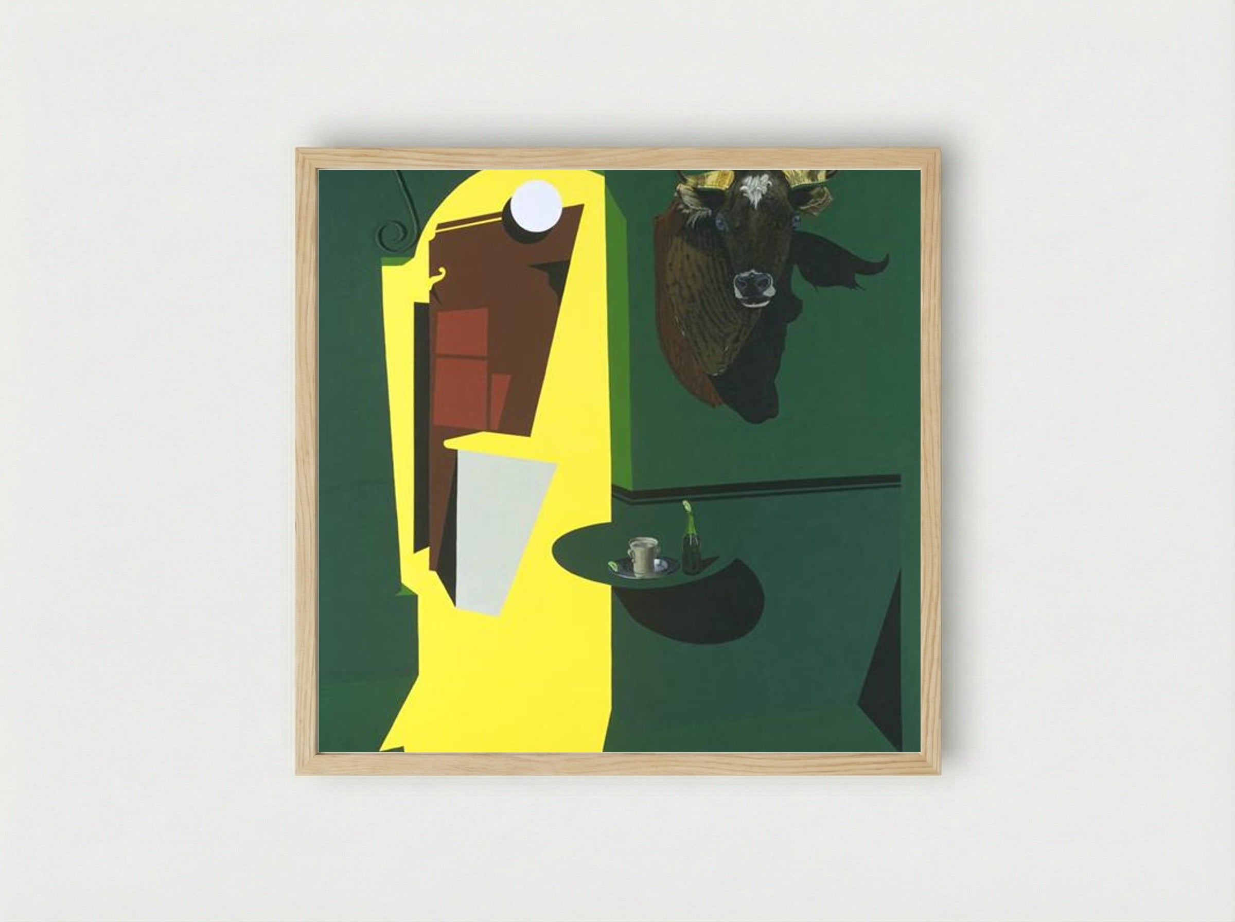 Hemingway Never Ate Here - Patrick Caulfield - Framed Print Wood