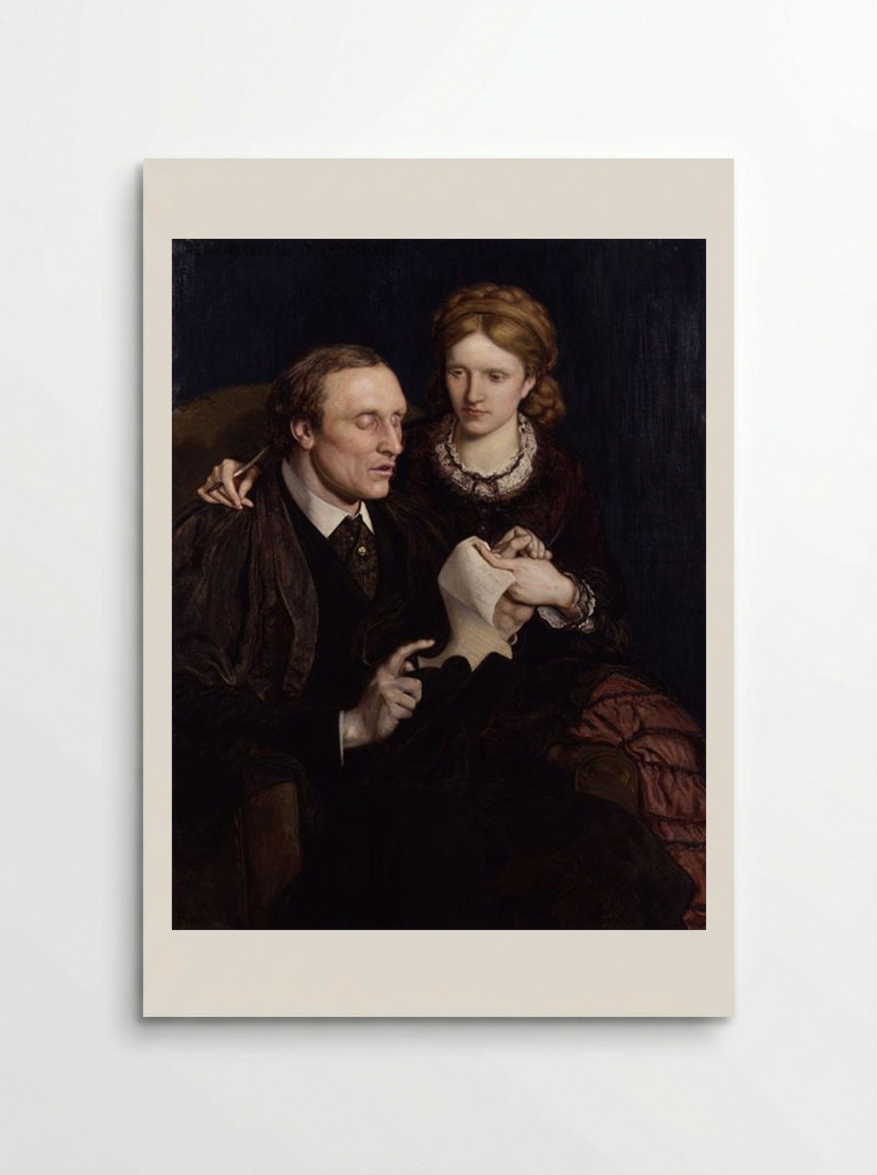 Henry Fawcett; Dame Millicent Garrett Fawcett - Ford Madox Brown - Poster