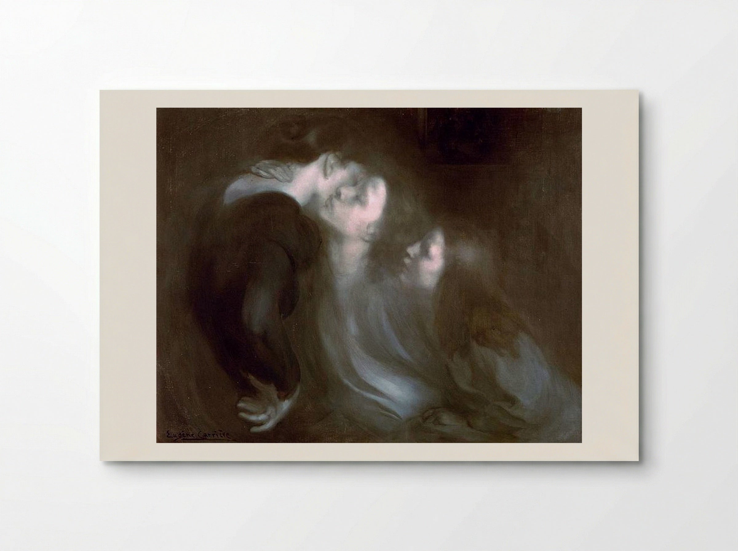 Her Mother's Kiss - Eugène Carrière - Poster