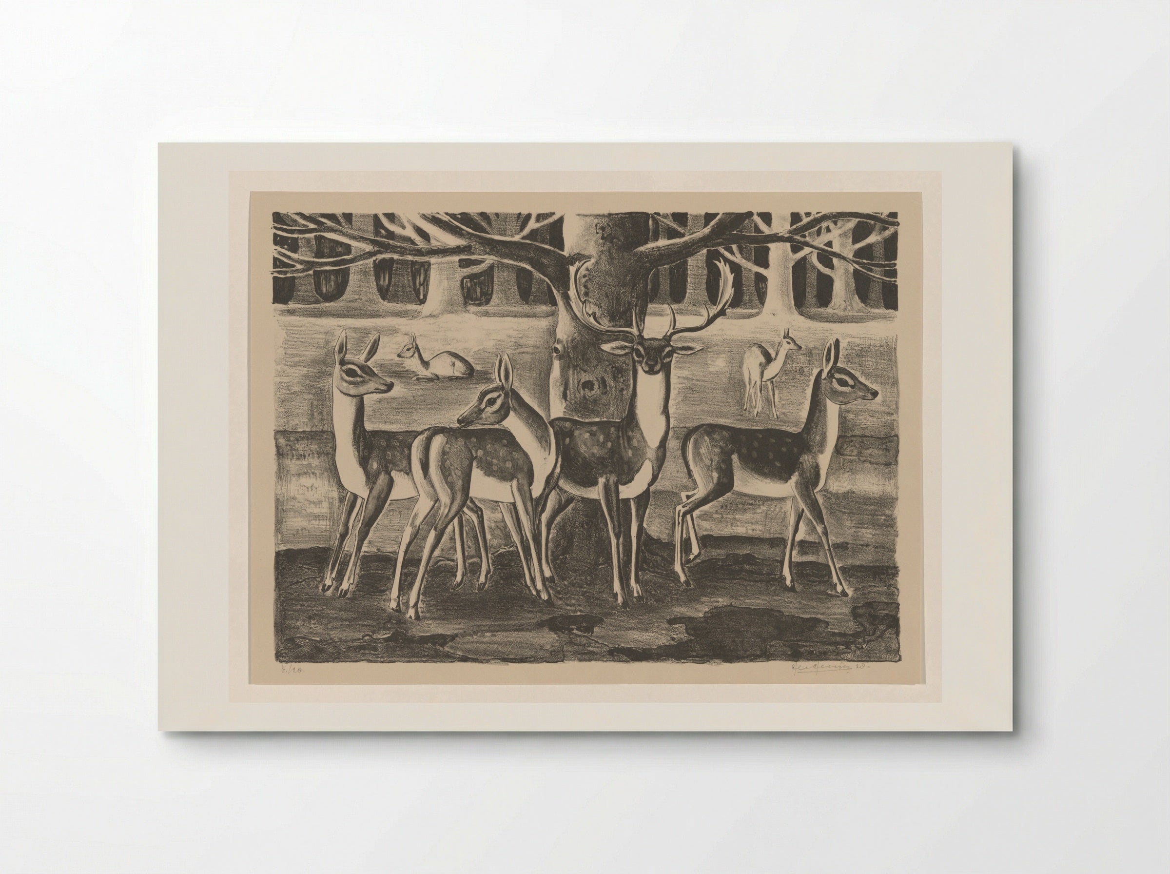 Herten - Ger Gerrits - Poster
