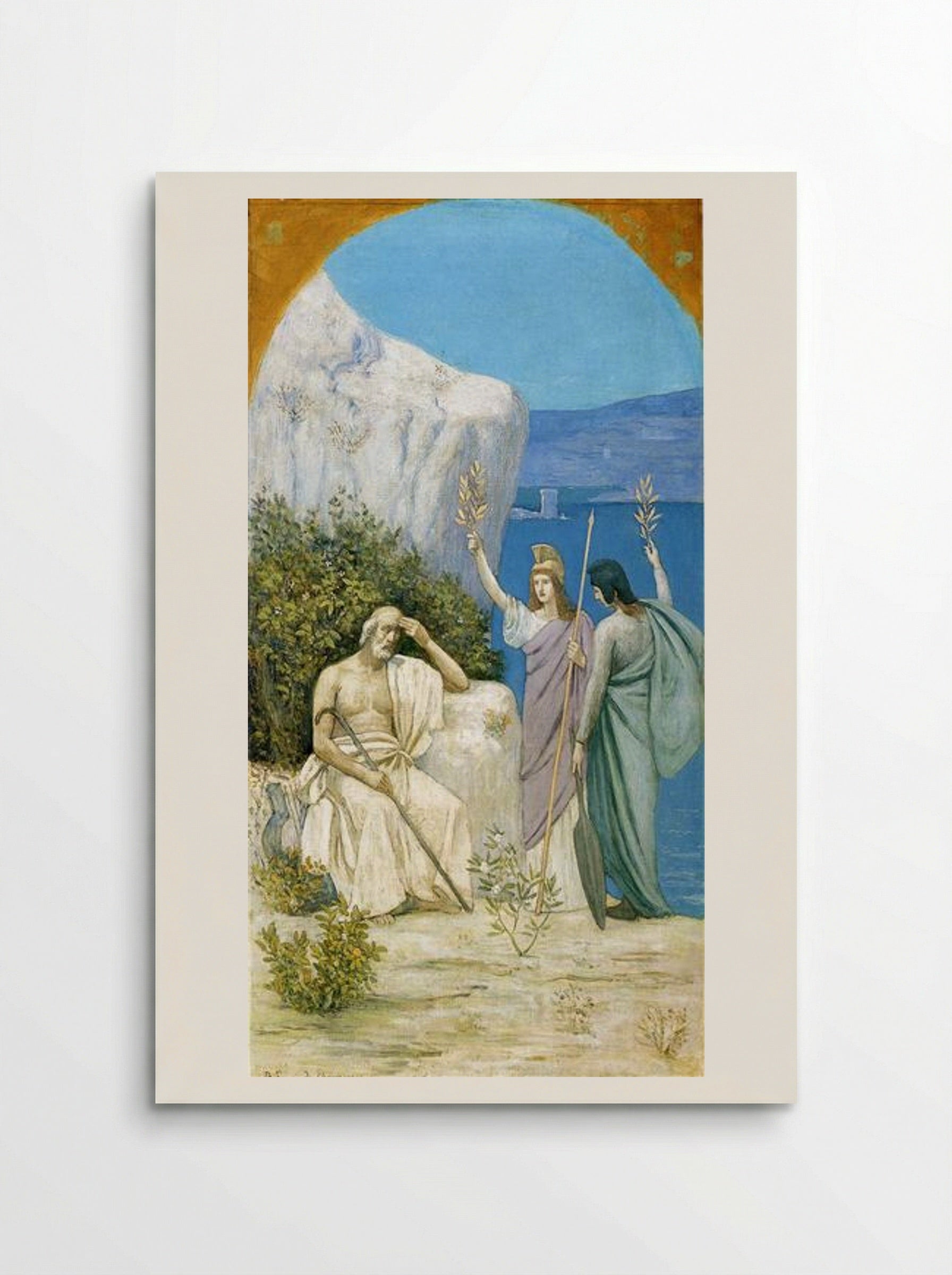 Homer: Epic Poetry - Pierre Puvis de Chavannes - Poster