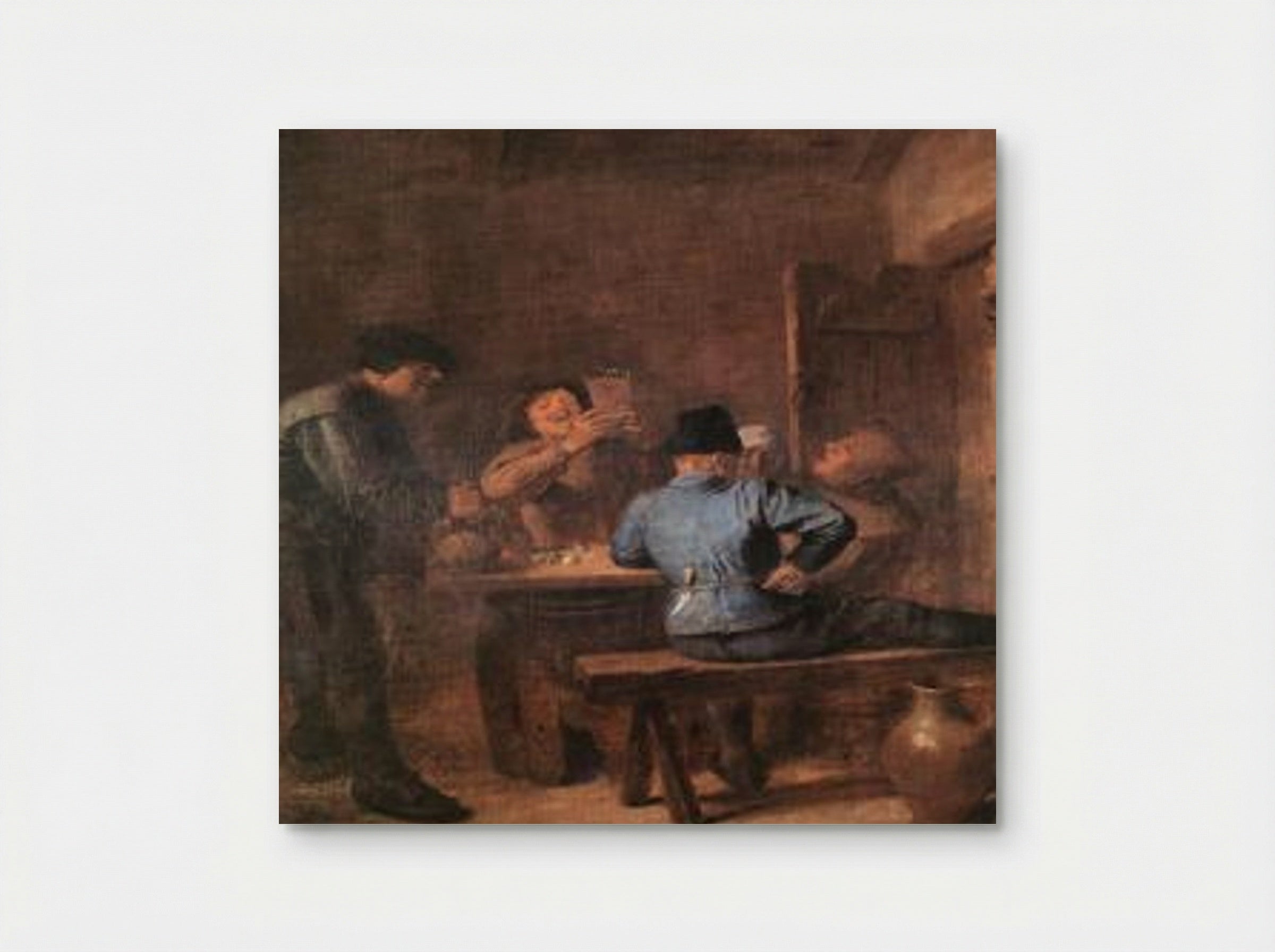 In The Tavern - Adriaen Brouwer - Poster