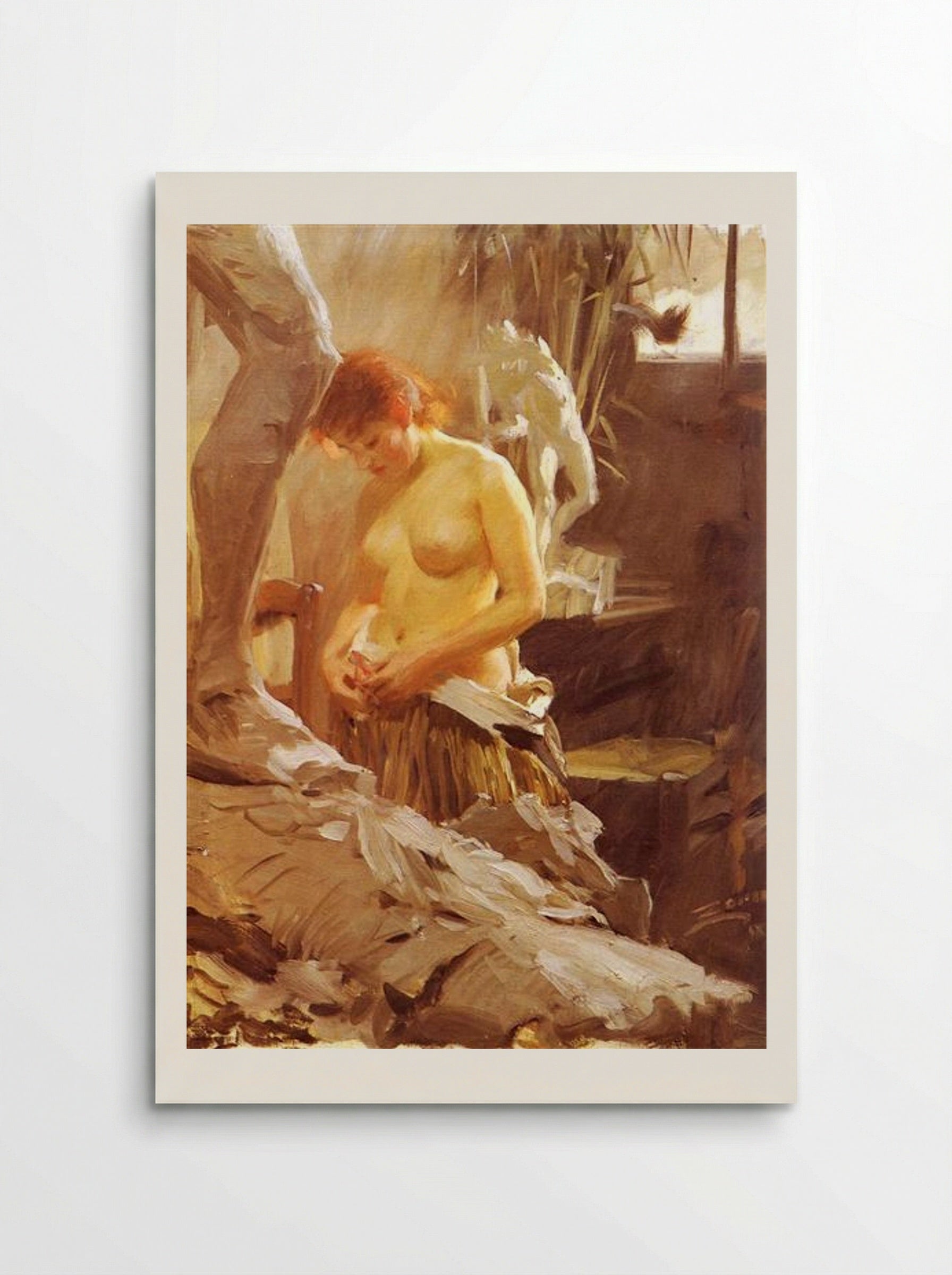 In Wikstrom Studio - Anders Zorn - Poster