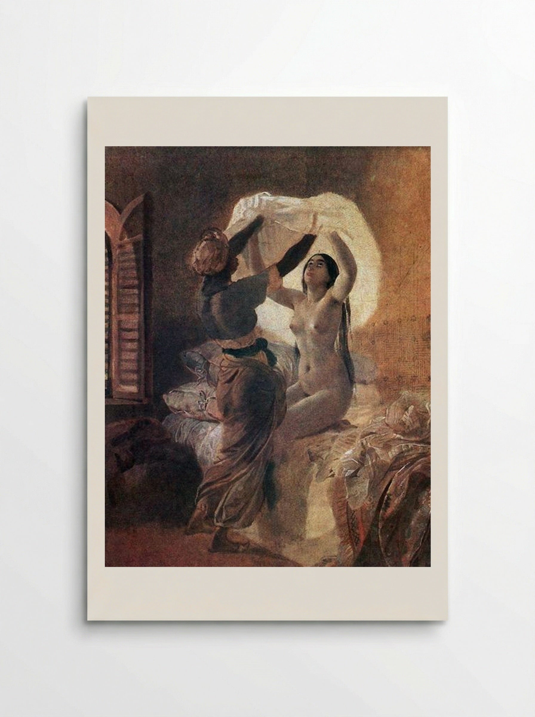 In a Harem - Karl Bryullov - Poster