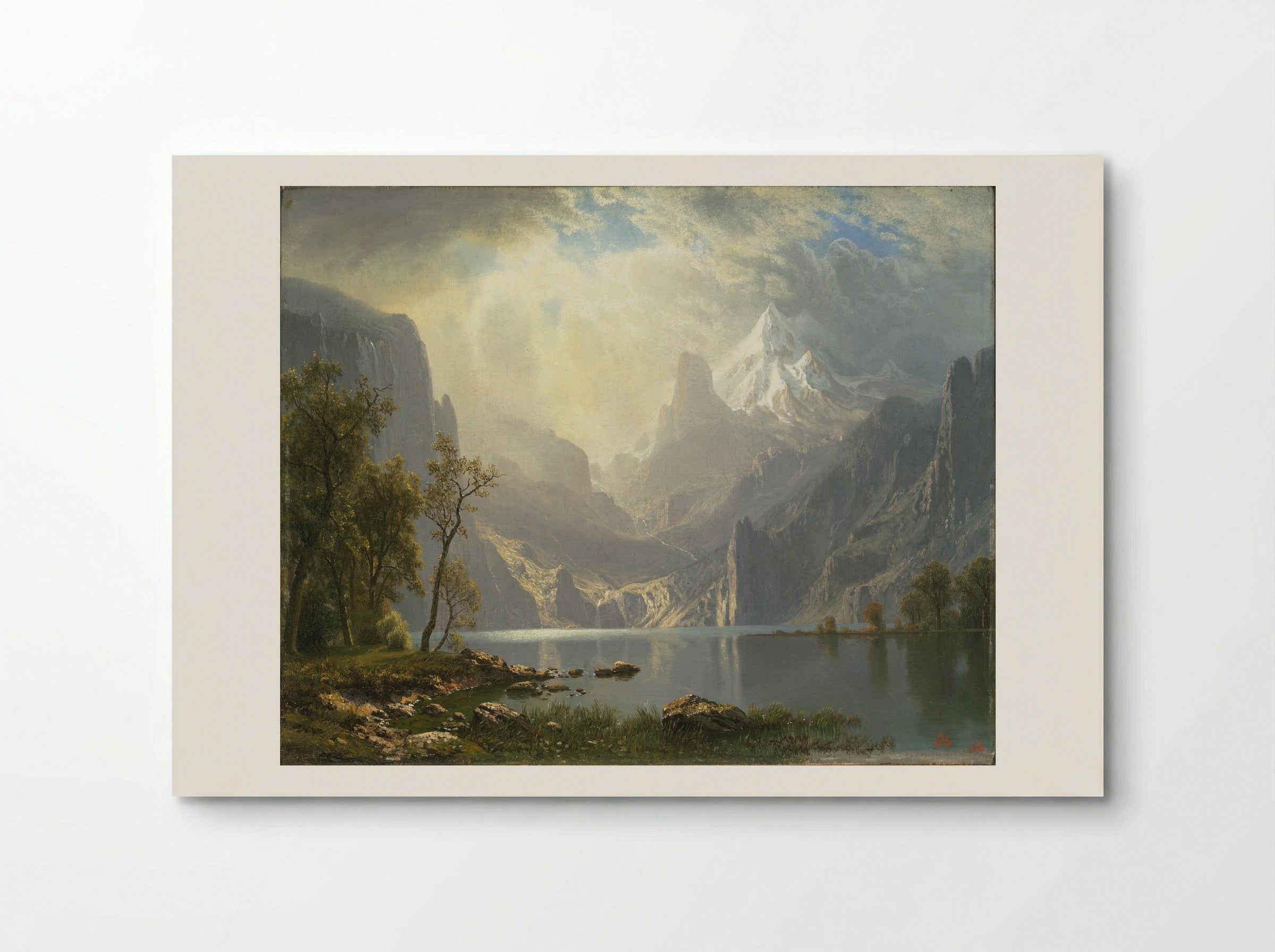 In the Sierras - Albert Bierstadt - Poster