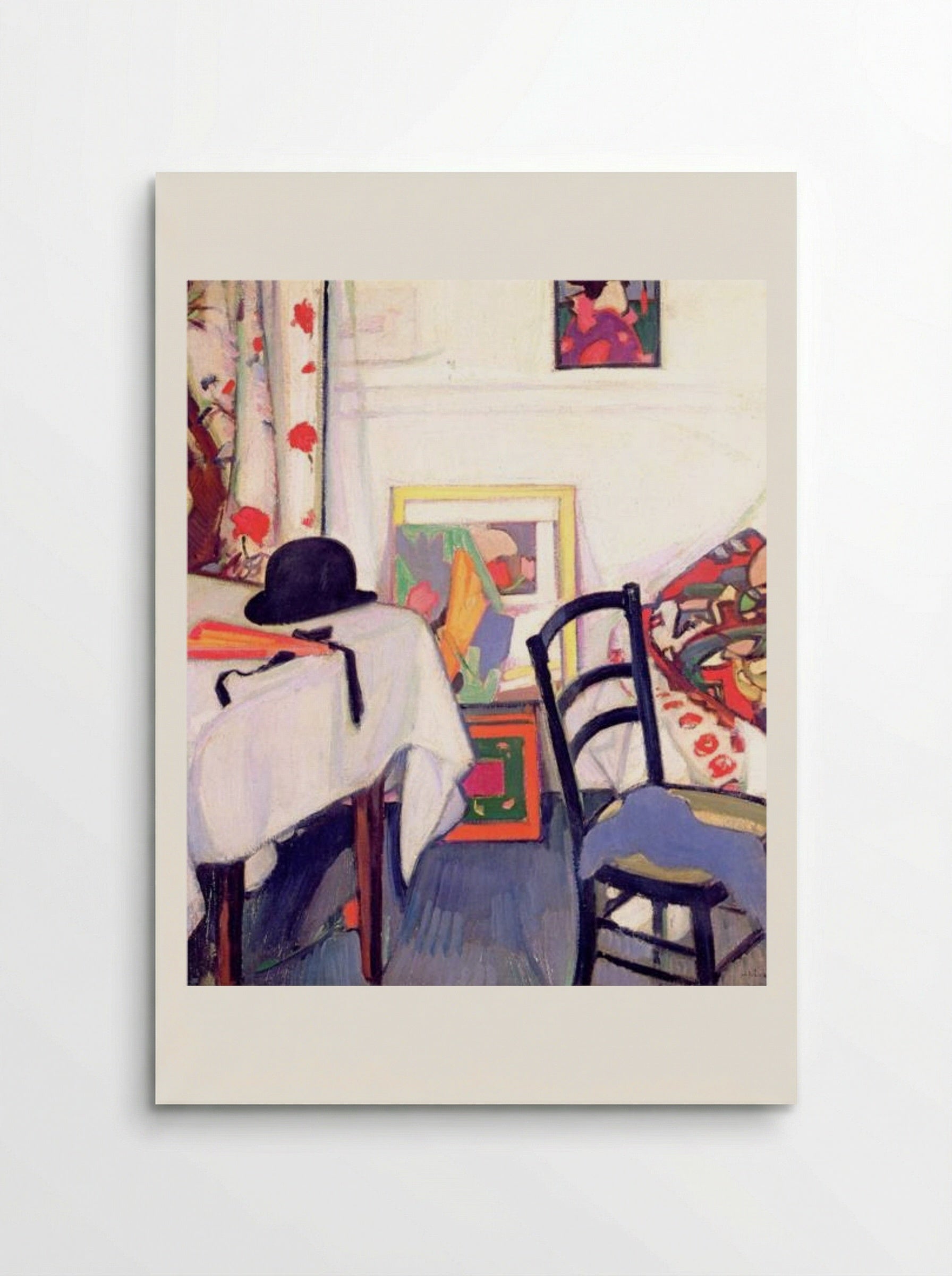 Interior with Japanese Print - Samuel Peploe - Poster