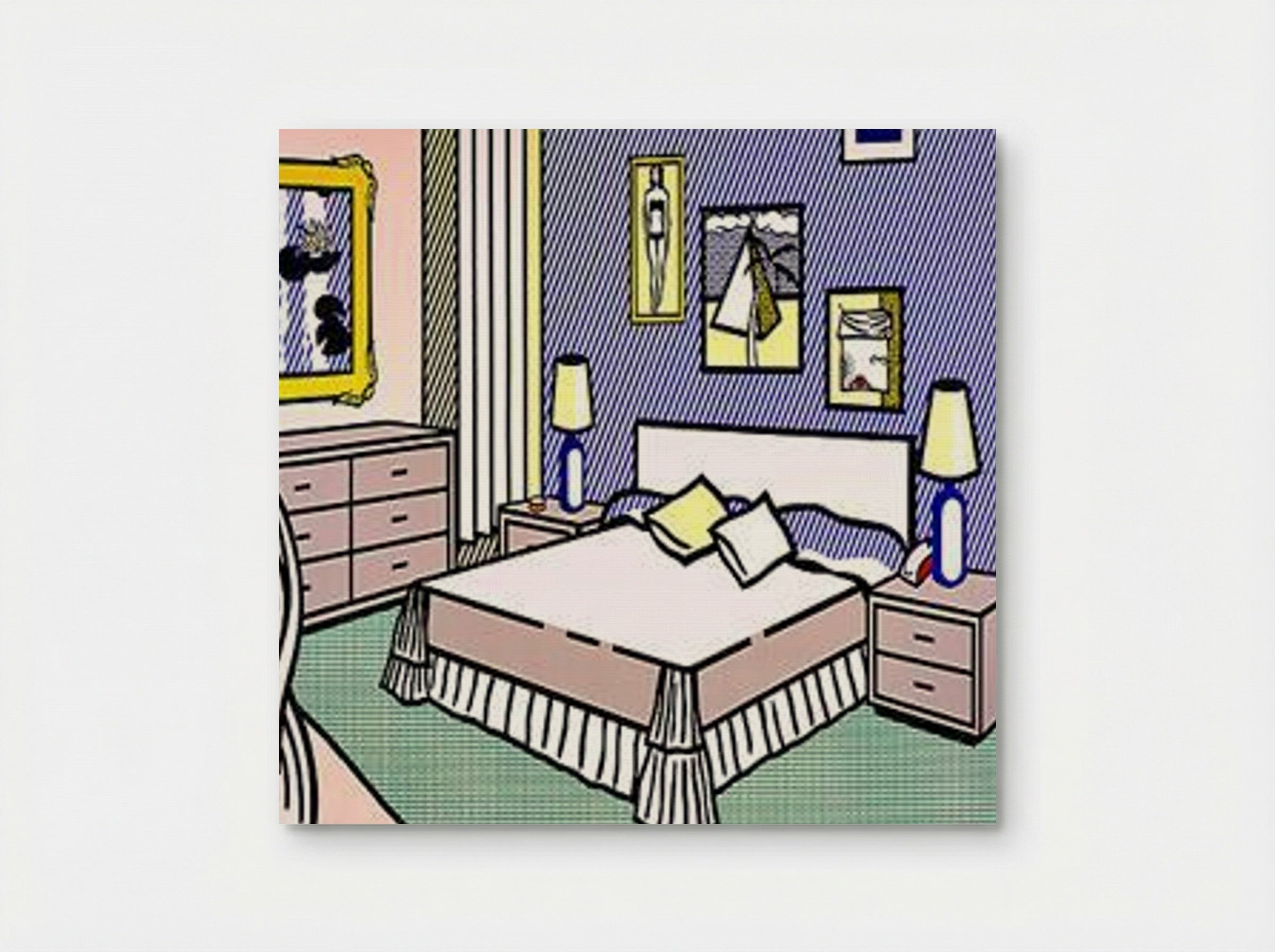 Interior with Water Lilies - Roy Lichtenstein - Poster