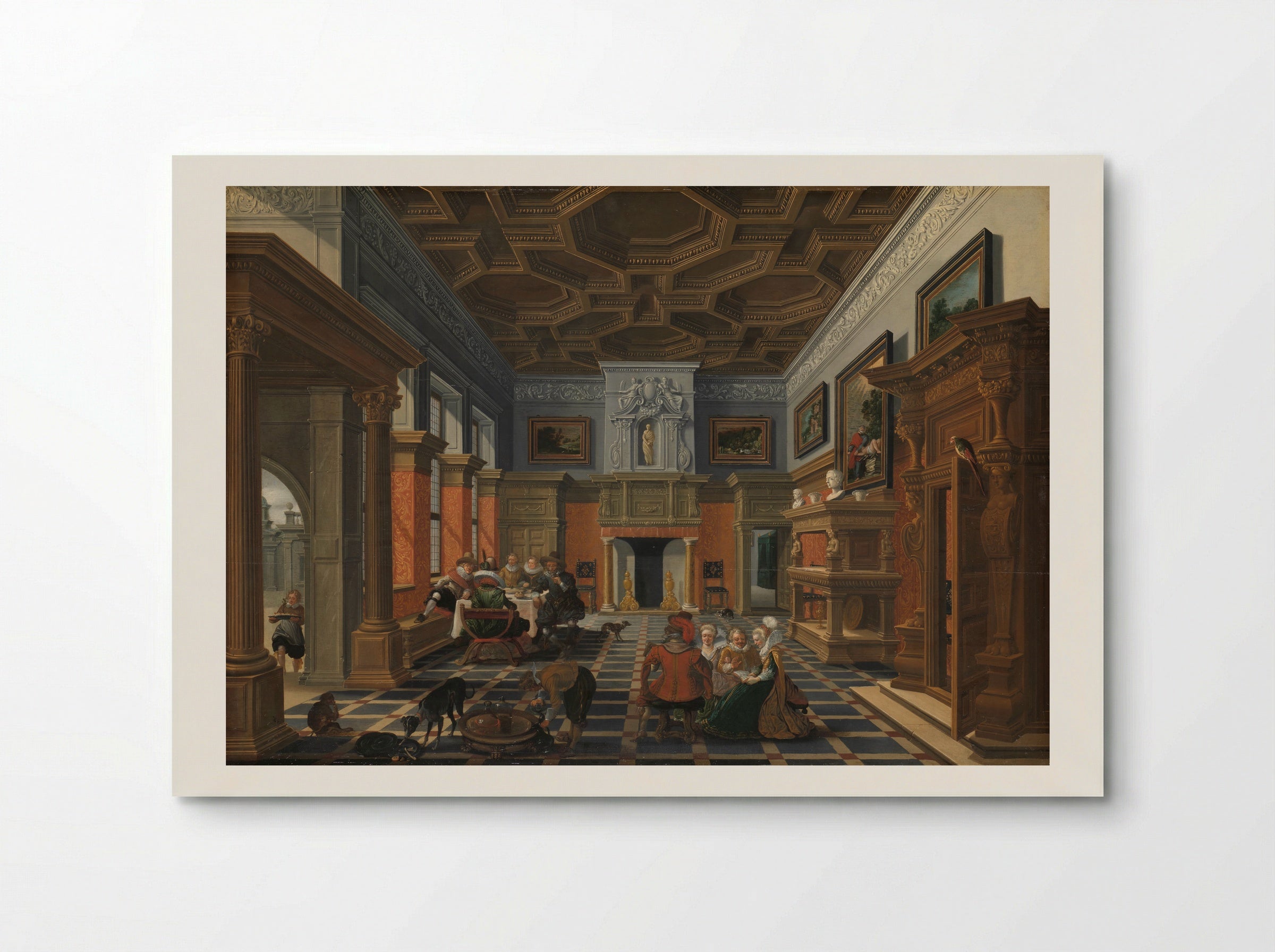 Interior with a Company - Esaias van de Velde - Poster
