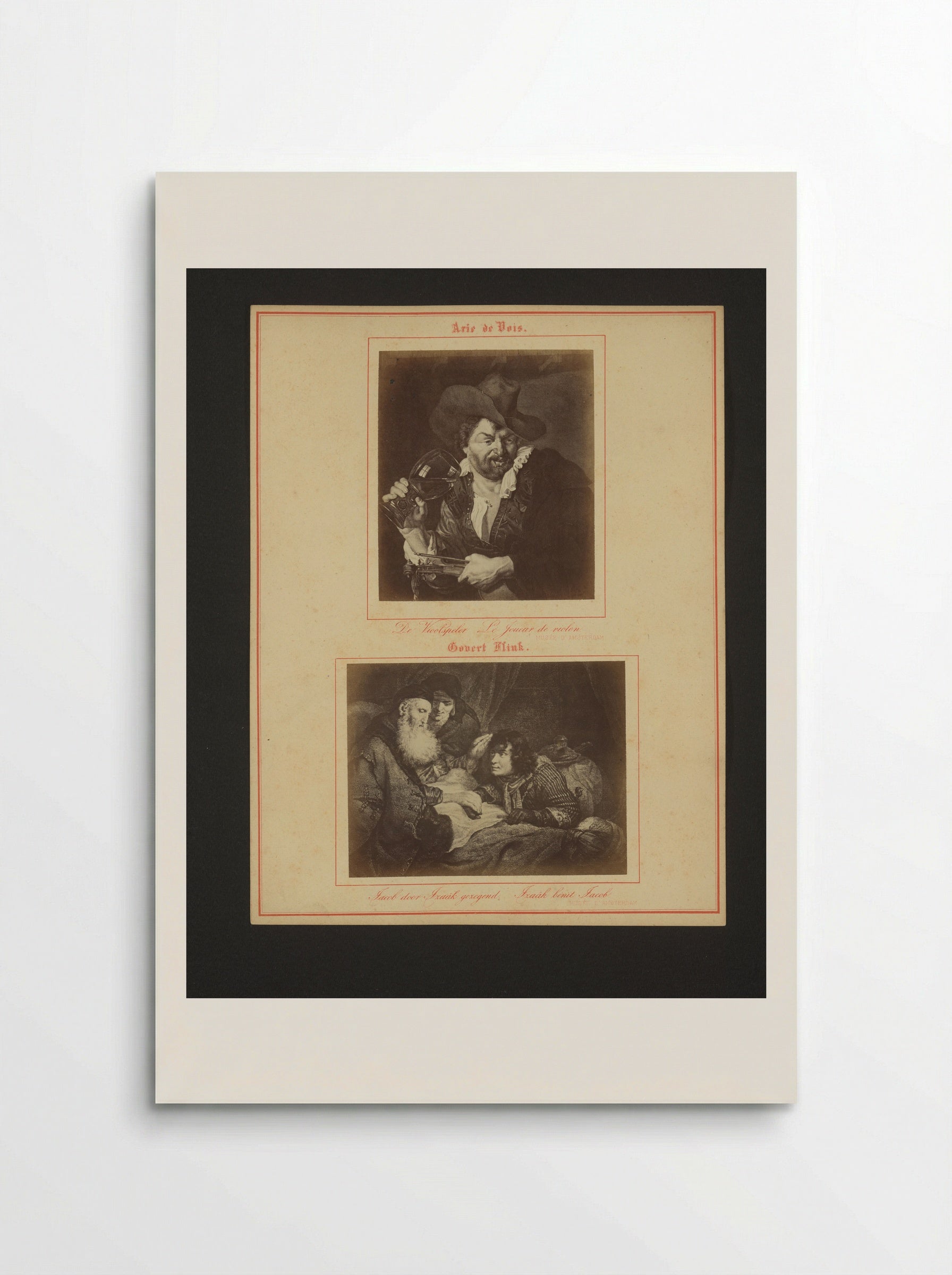 Isaac Blessing Jacob - Govert Flinck - Poster