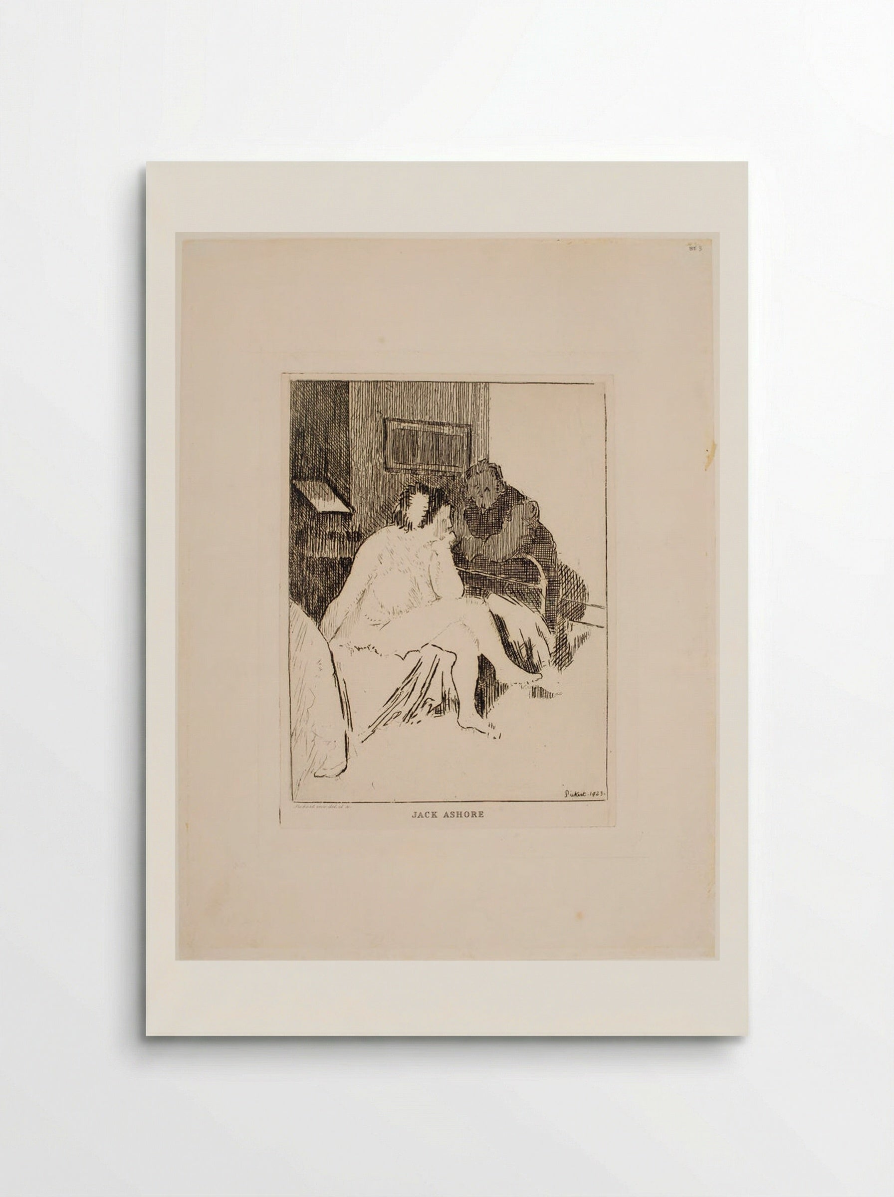 Jack Ashore - Walter Sickert - Poster