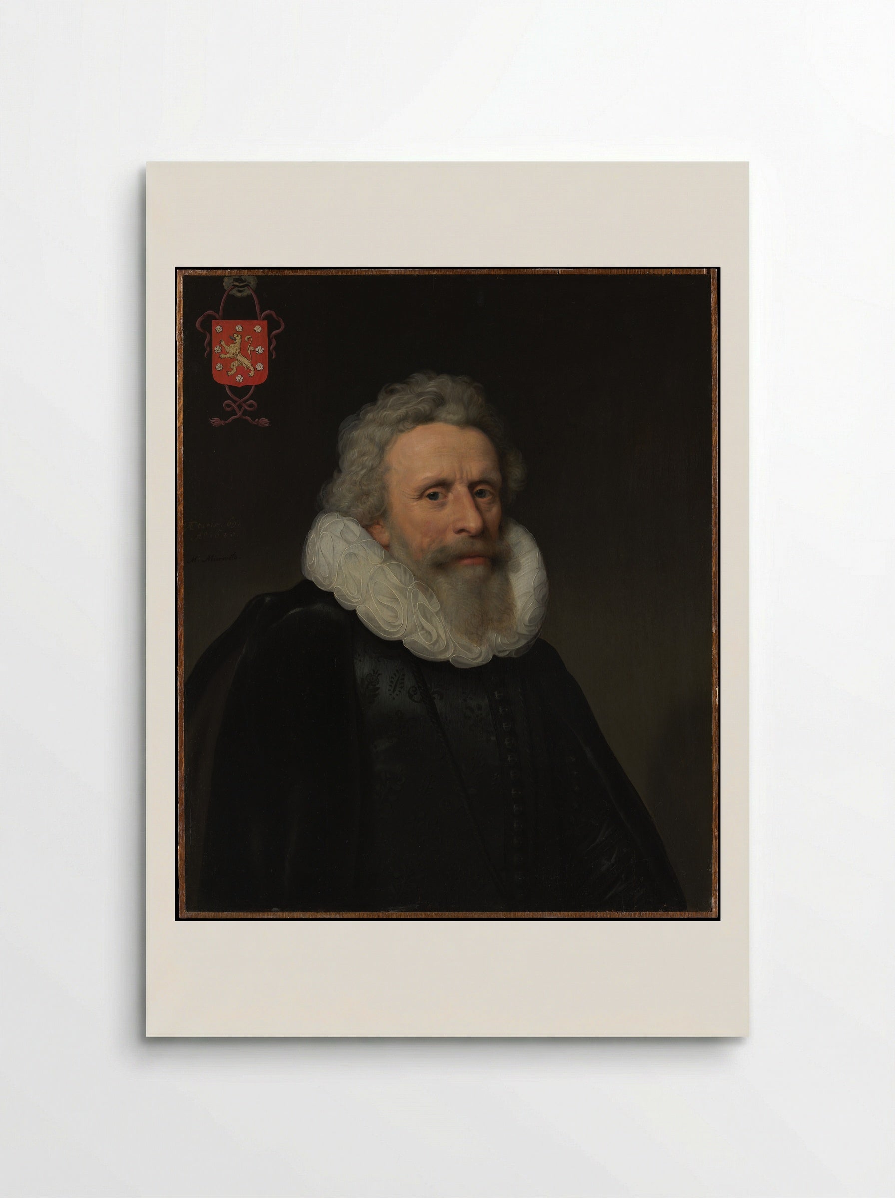 Jacob van Dalen (1570–1644), Called Vallensis - Michiel Jansz. van Mierevelt - Poster