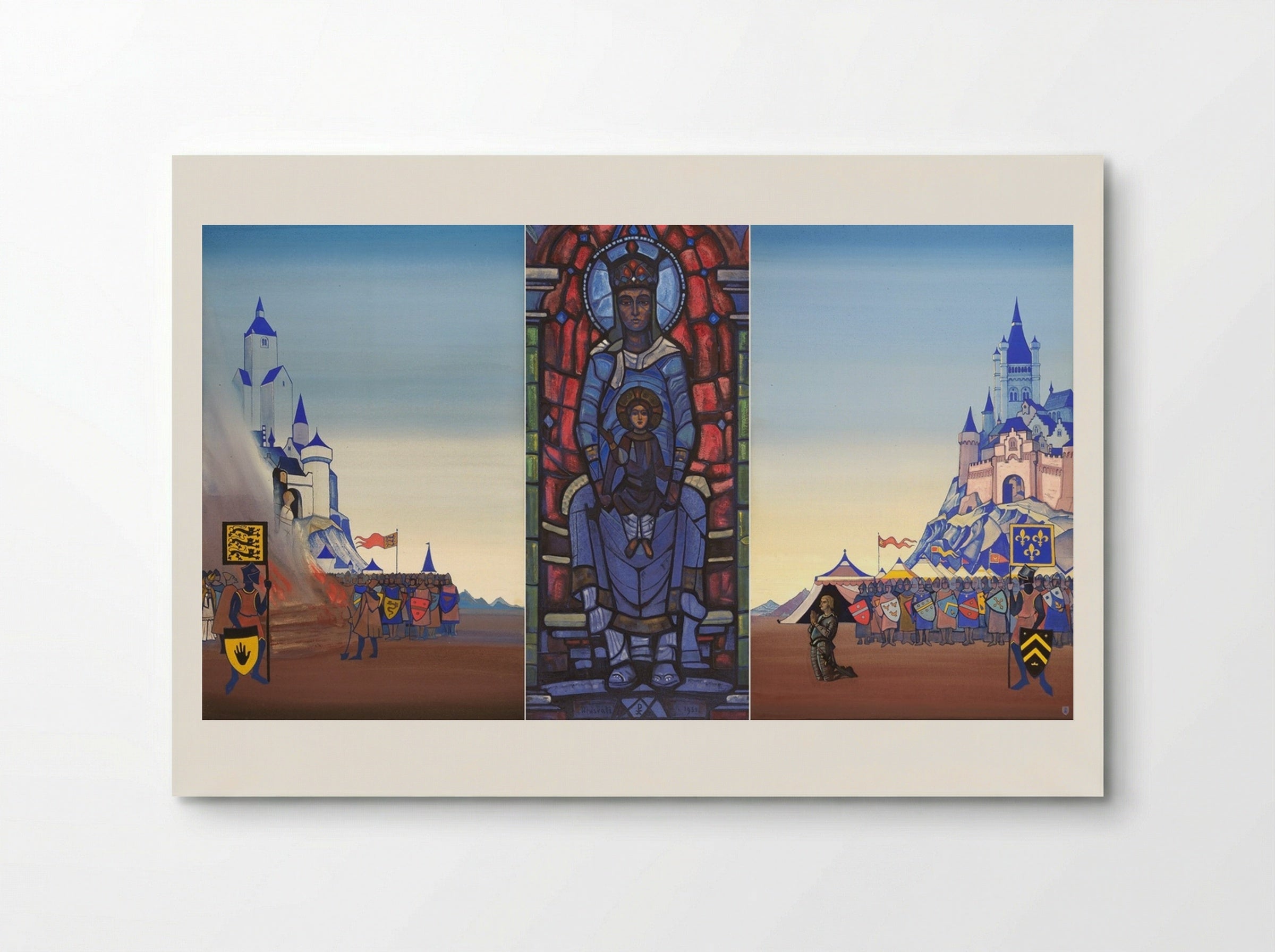 Jeanne d'Arc - Nicholas Roerich - Poster