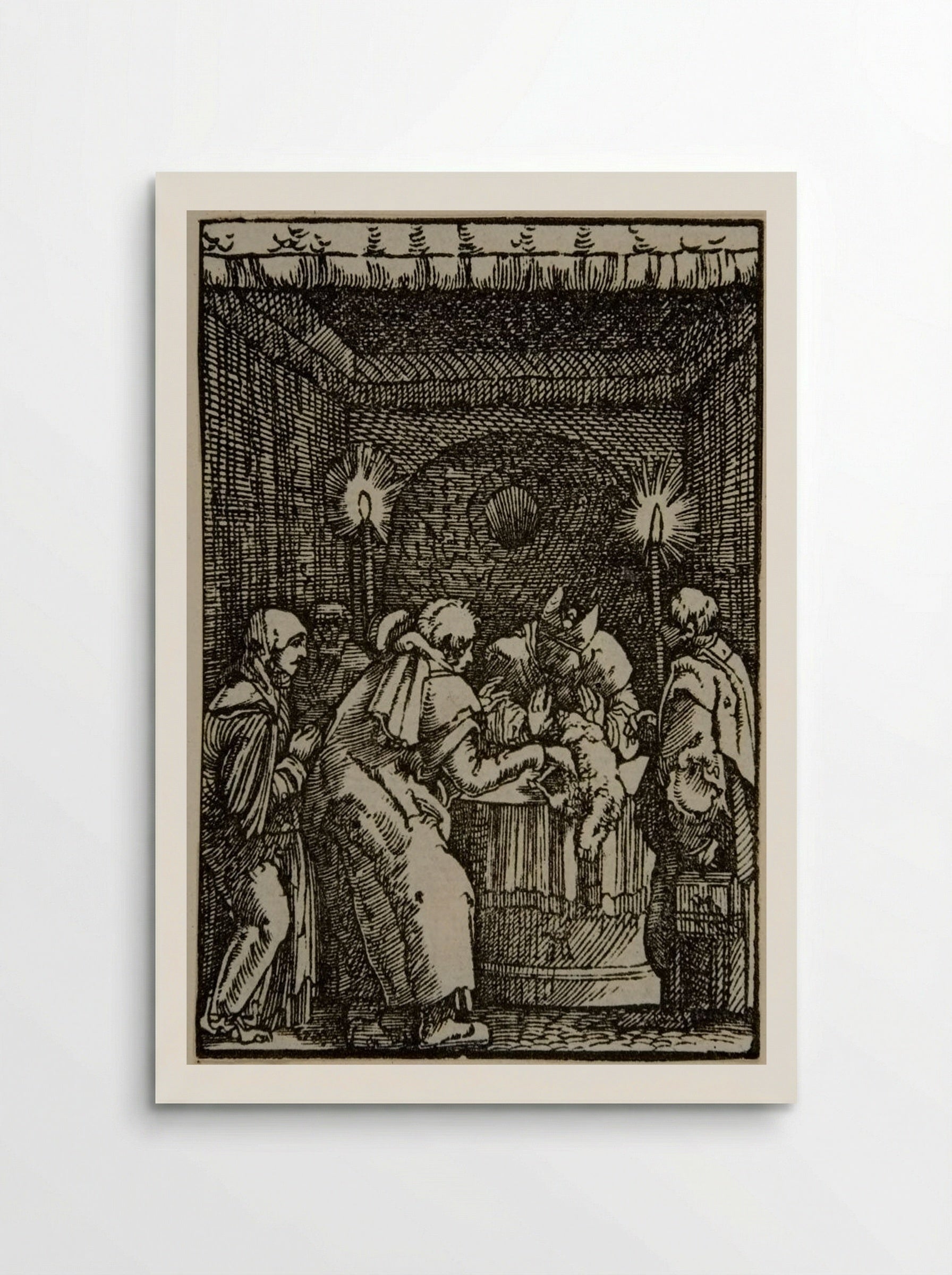 Joachim's Sacrifice, Refused by the Priest - Albrecht Altdorfer - Poster