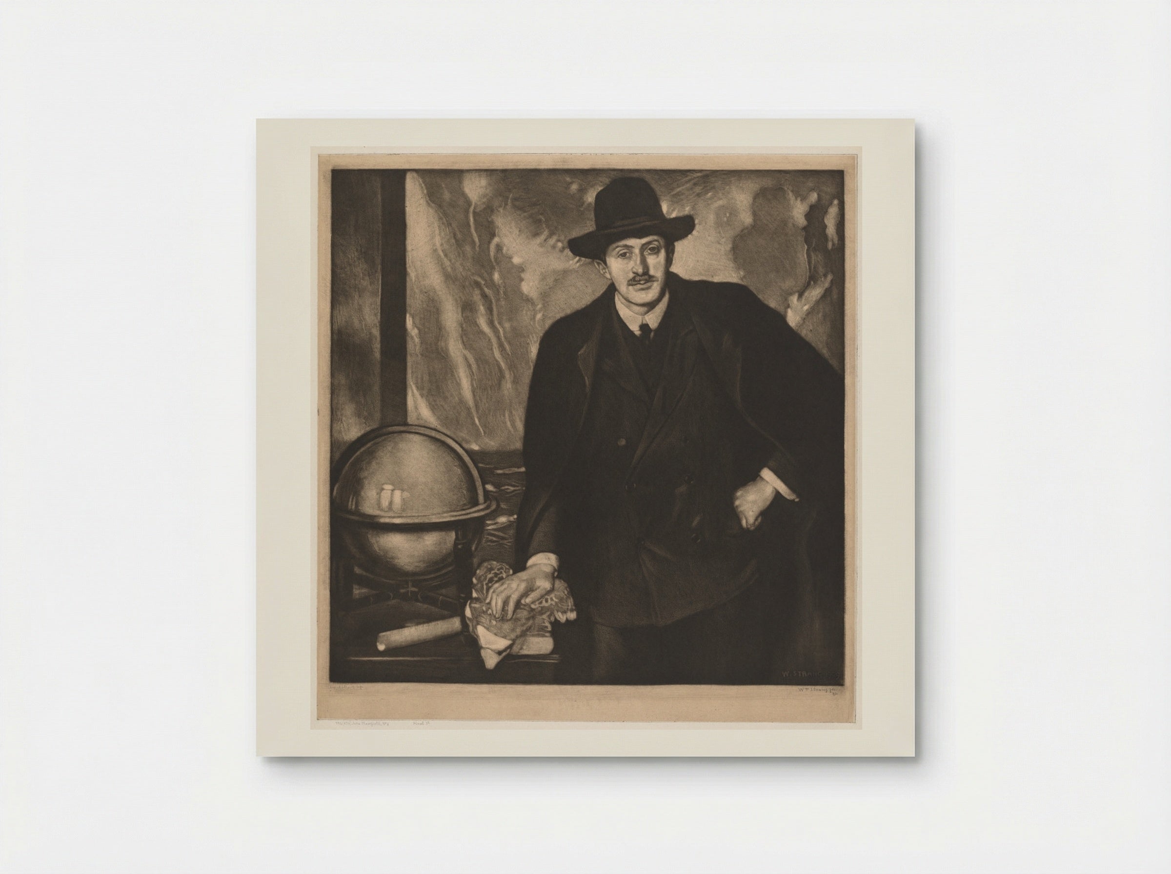 John Masefield - William Strang - Poster