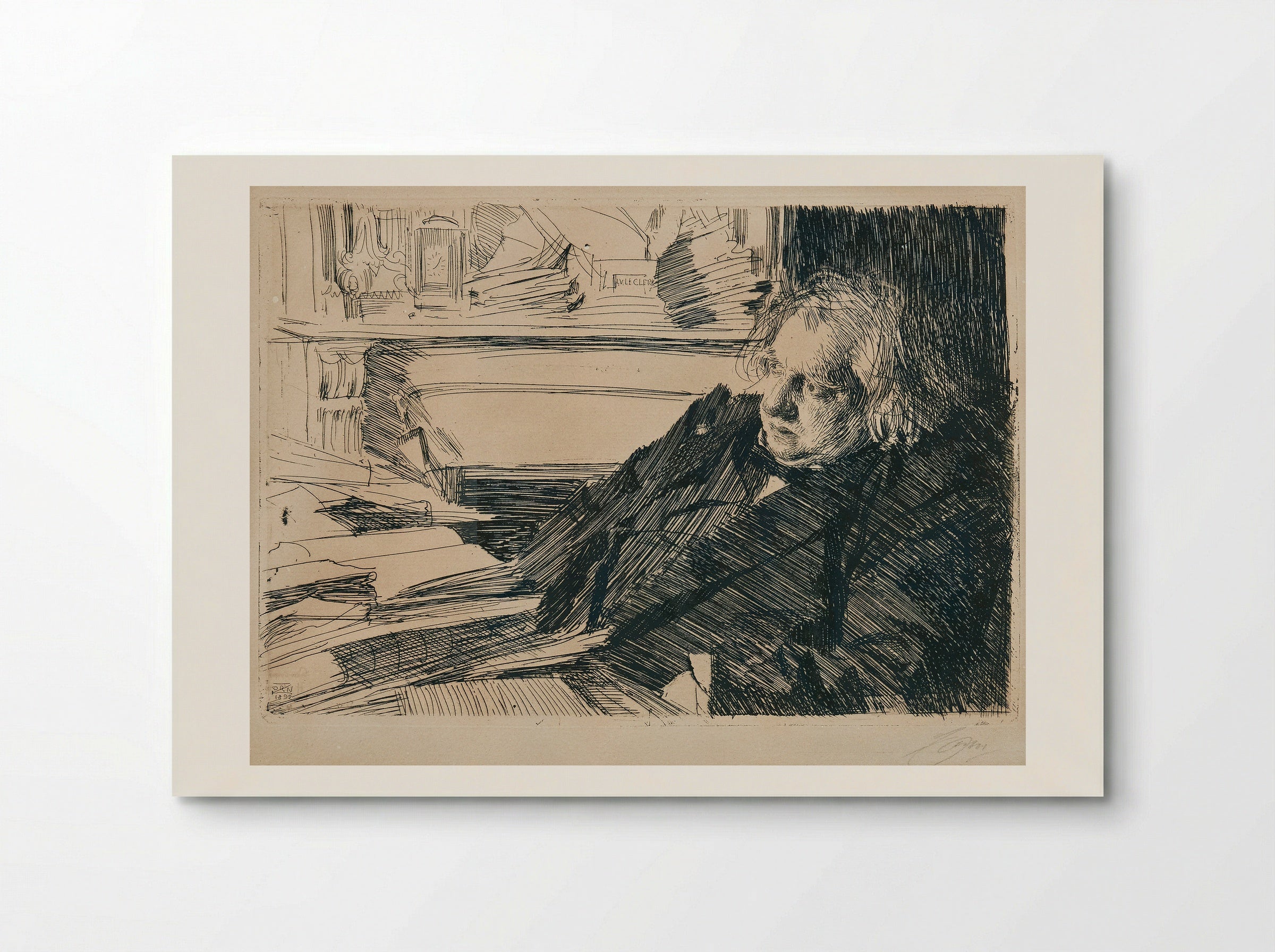 Joseph-Ernest Renan - Anders Zorn - Poster