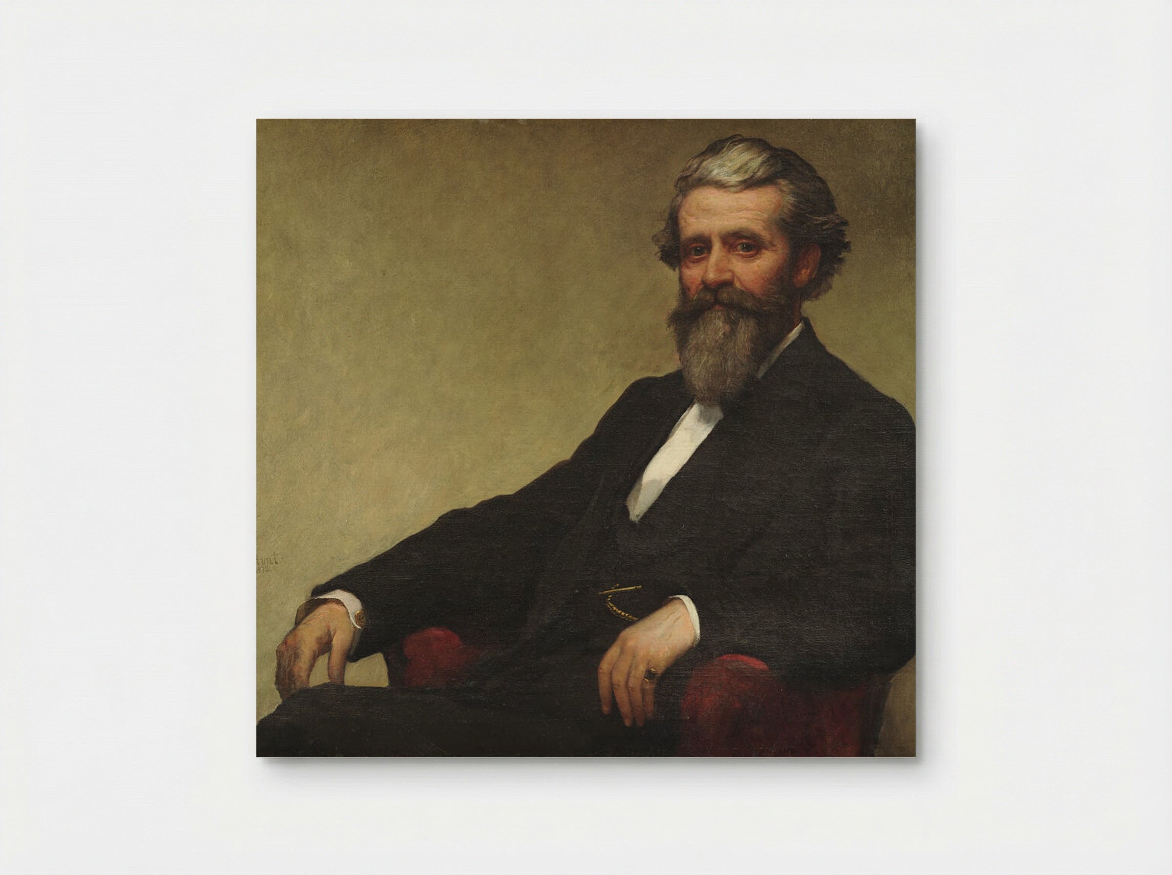 Judge John Lowell (1824-1897) - William Morris Hunt - Poster