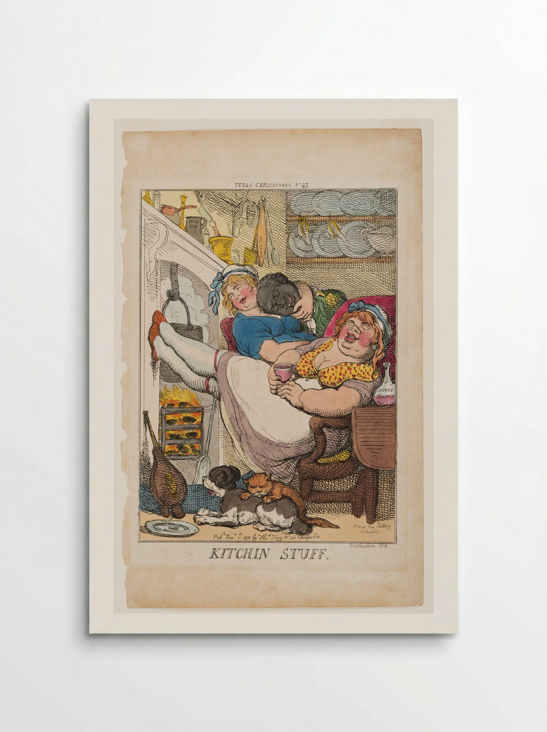 Kitchin Stuff - Thomas Rowlandson - Poster