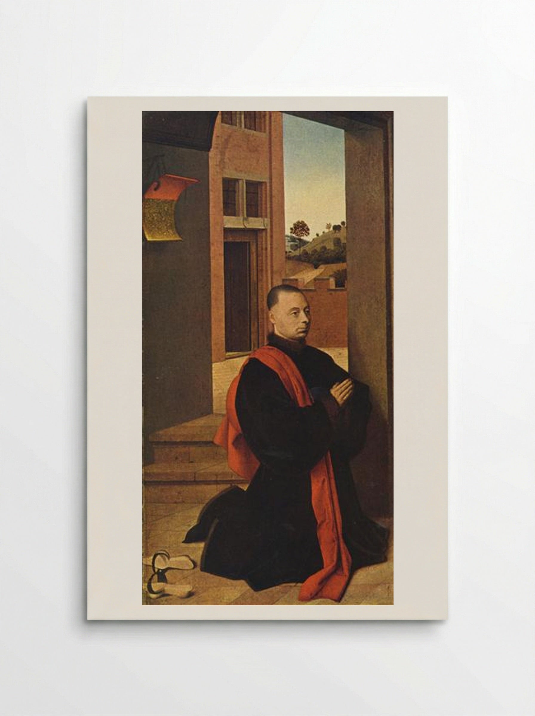 Kneeling male donor - Petrus Christus - Poster