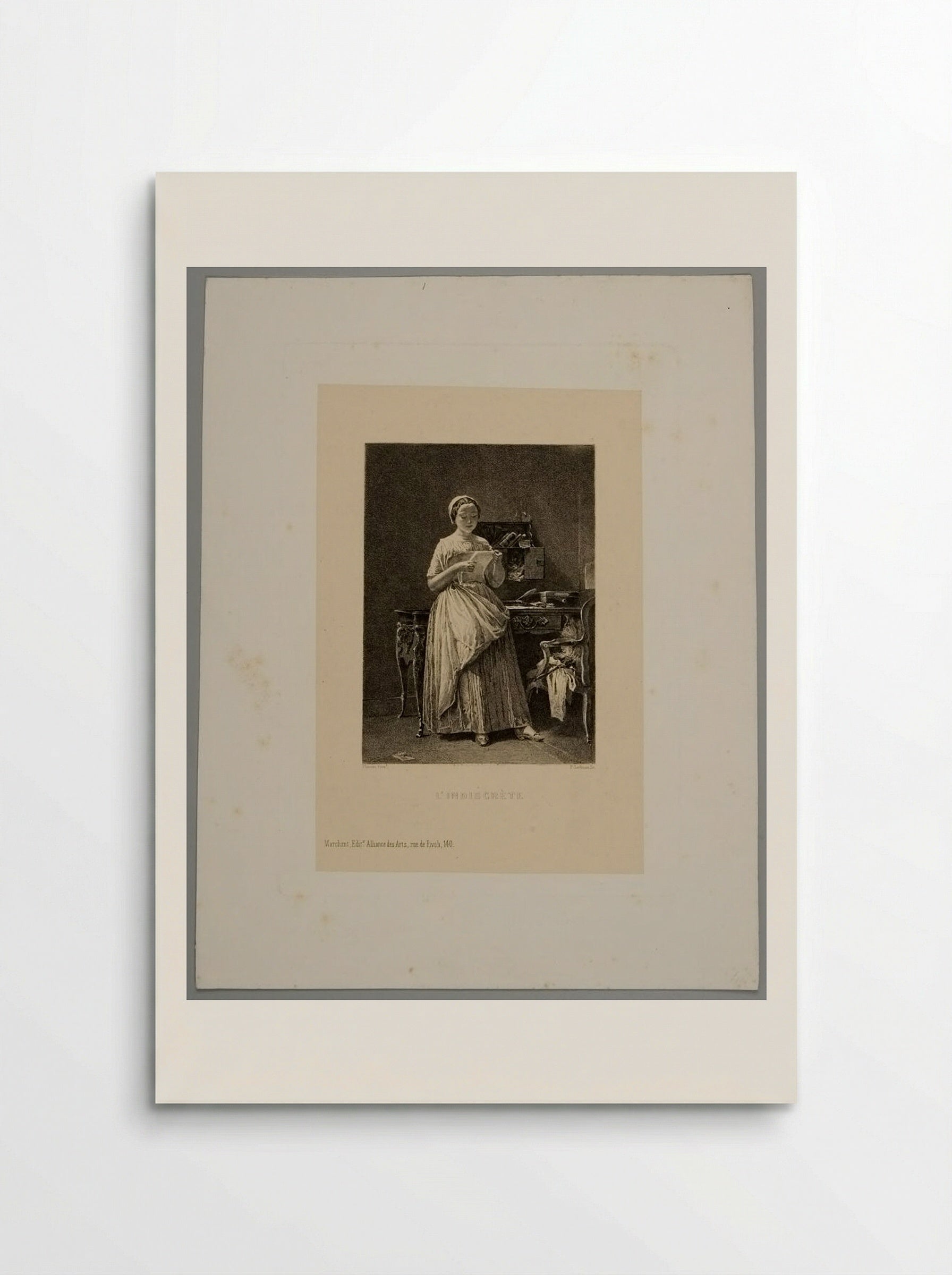 L'Indiscrète - Ferdinand Lefman - Poster
