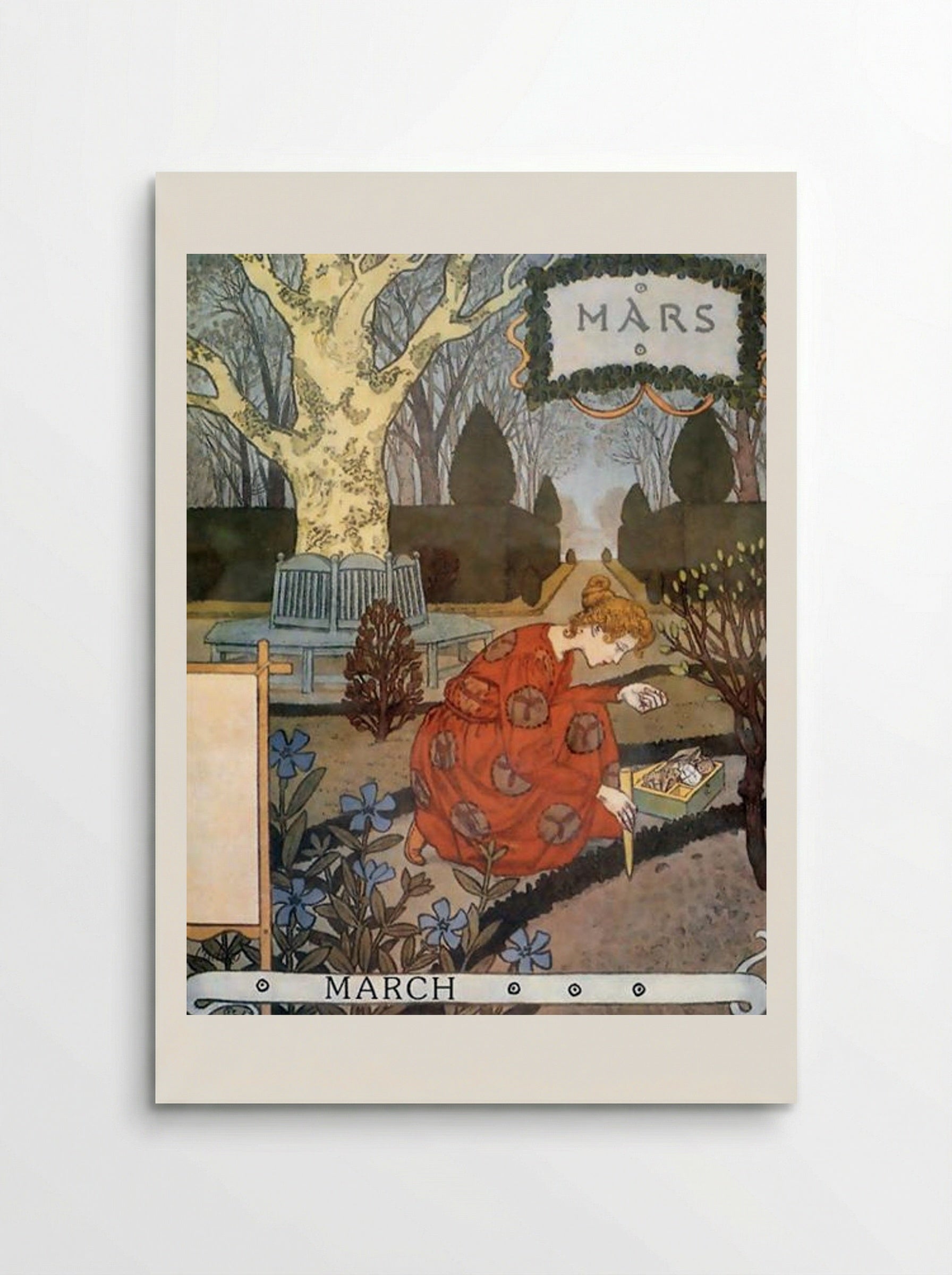 La Belle Jardinière - March - Eugène Grasset - Poster
