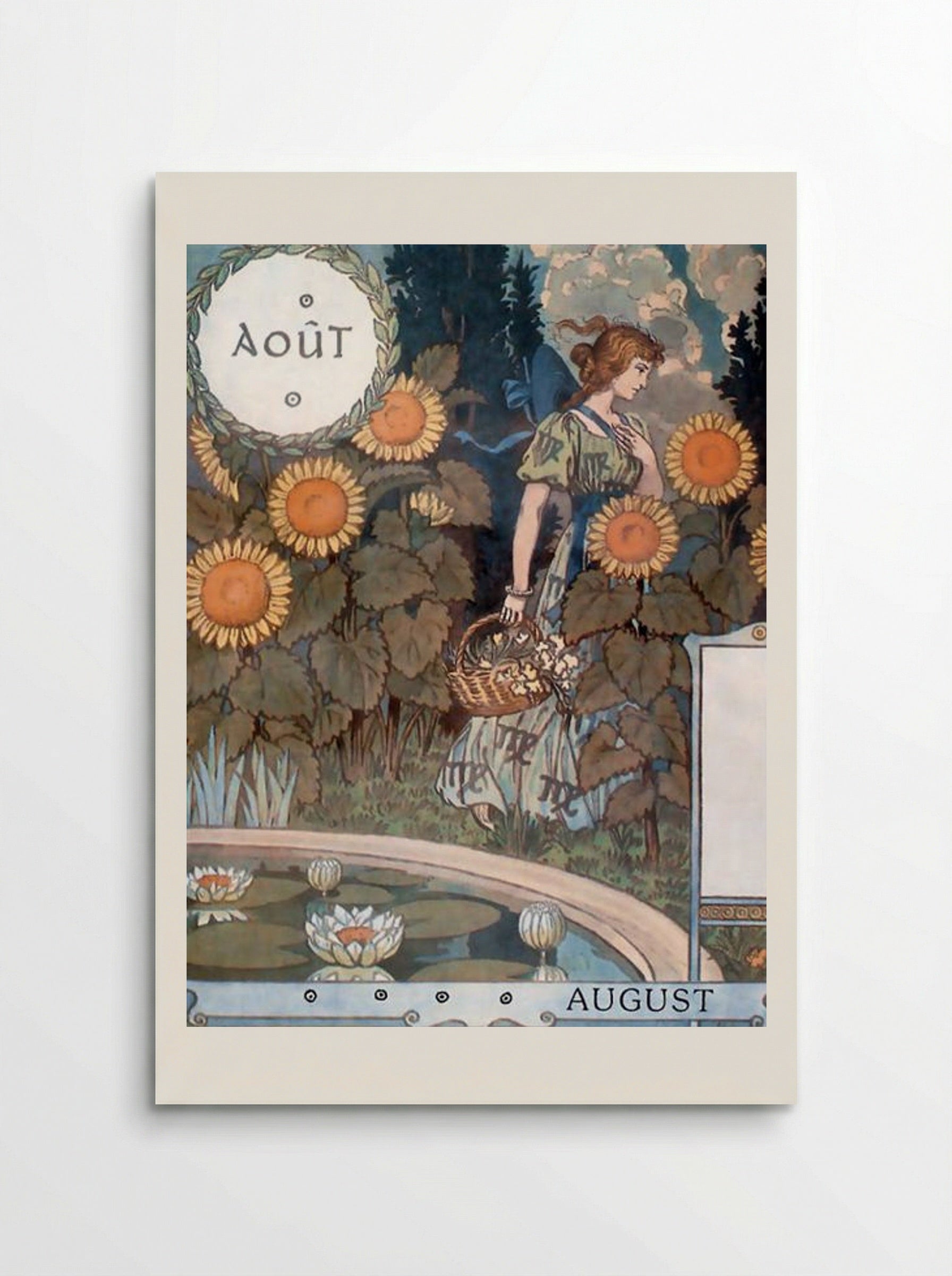La Belle Jardiniere, August - Eugène Grasset - Poster