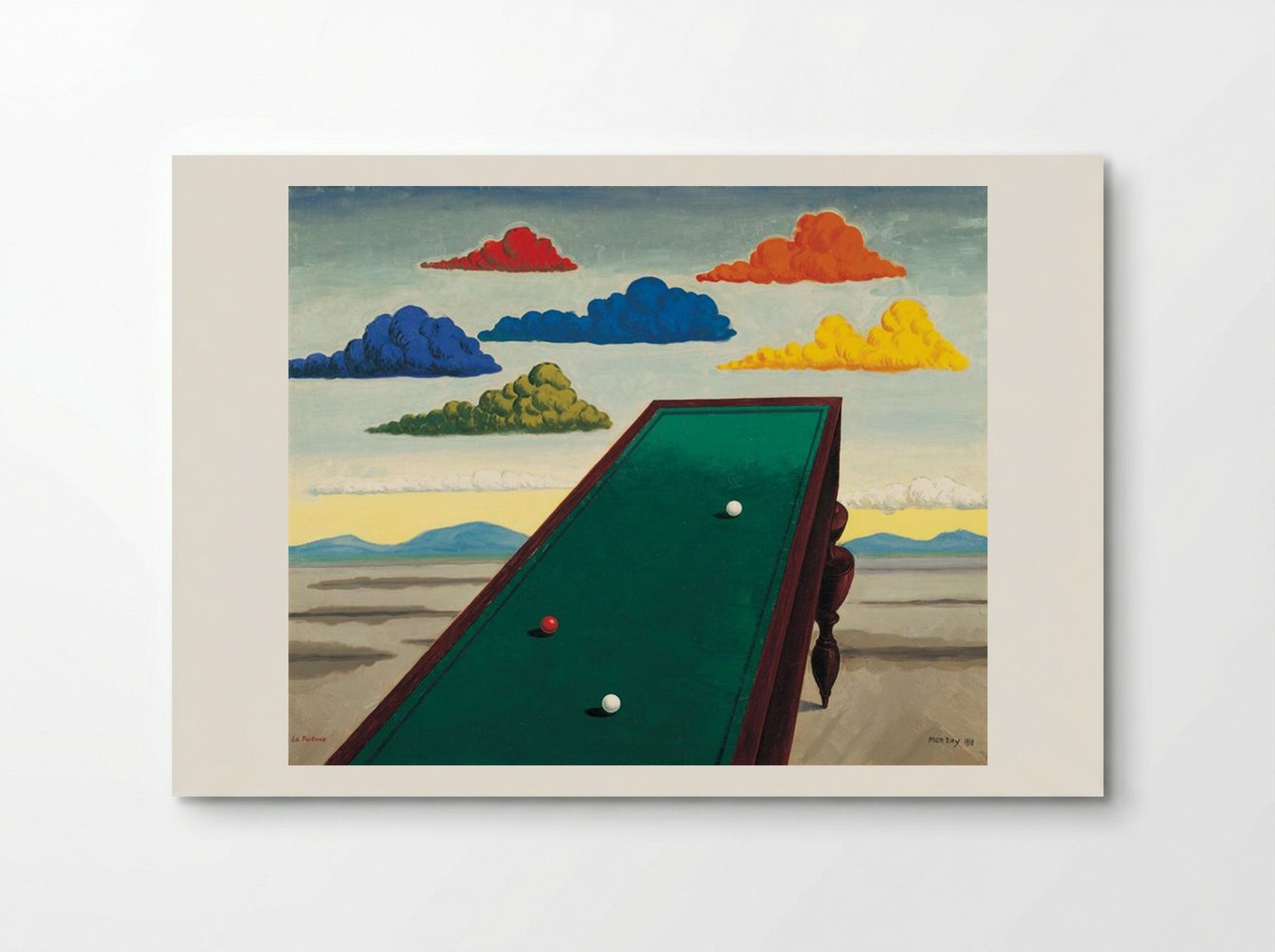 La Fortune - Man Ray - Poster